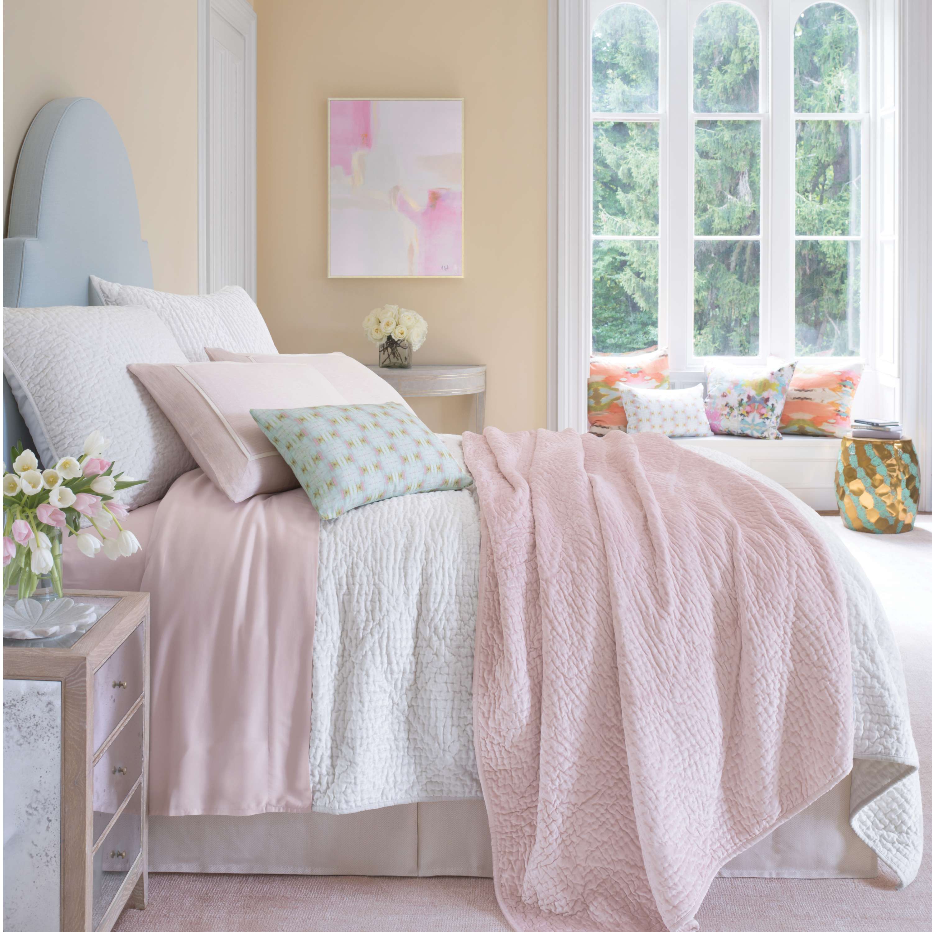 Parisienne Velvet Quilt Quilt Sets By Annie Selke