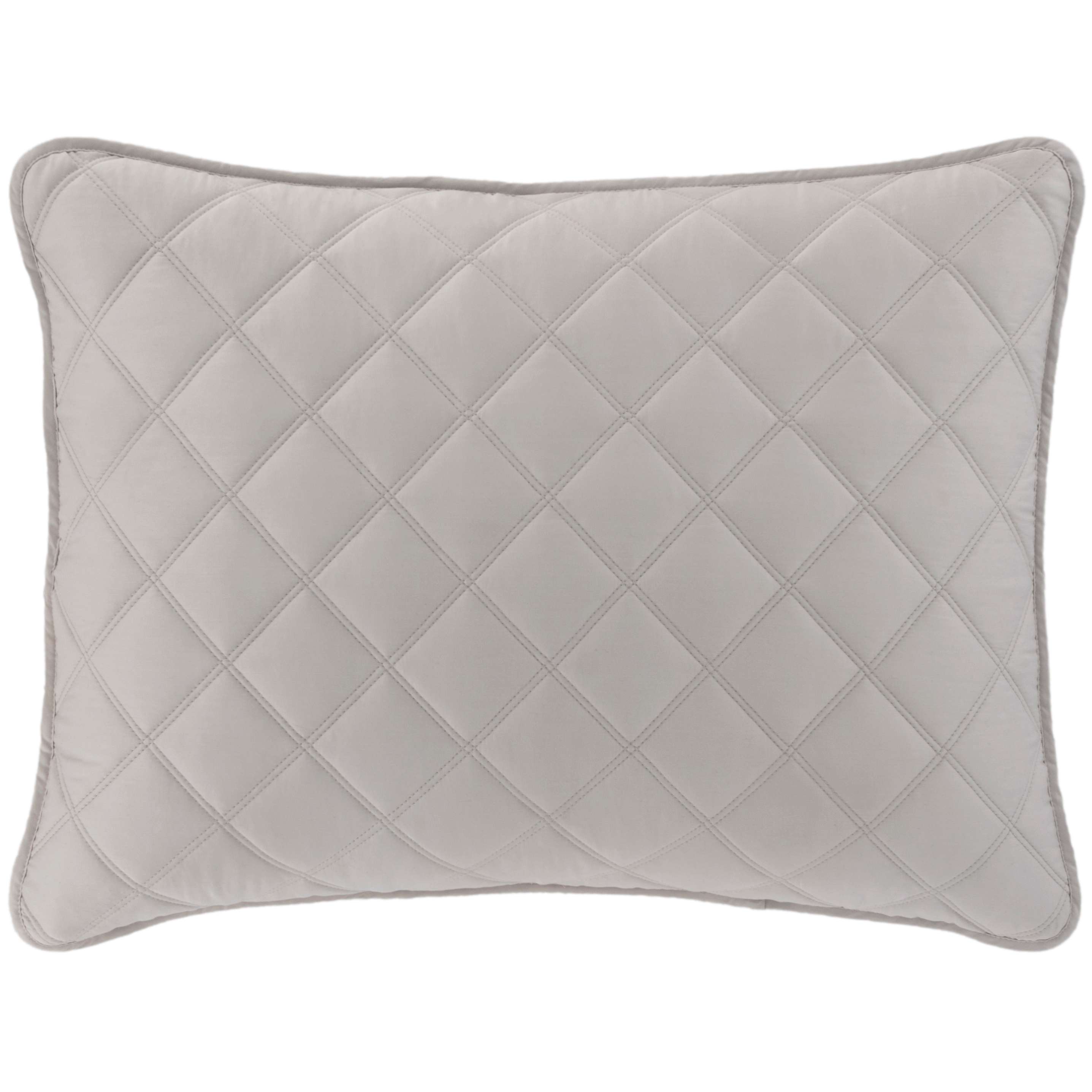 Silken Solid Quilted Sham Sham By Annie Selke
