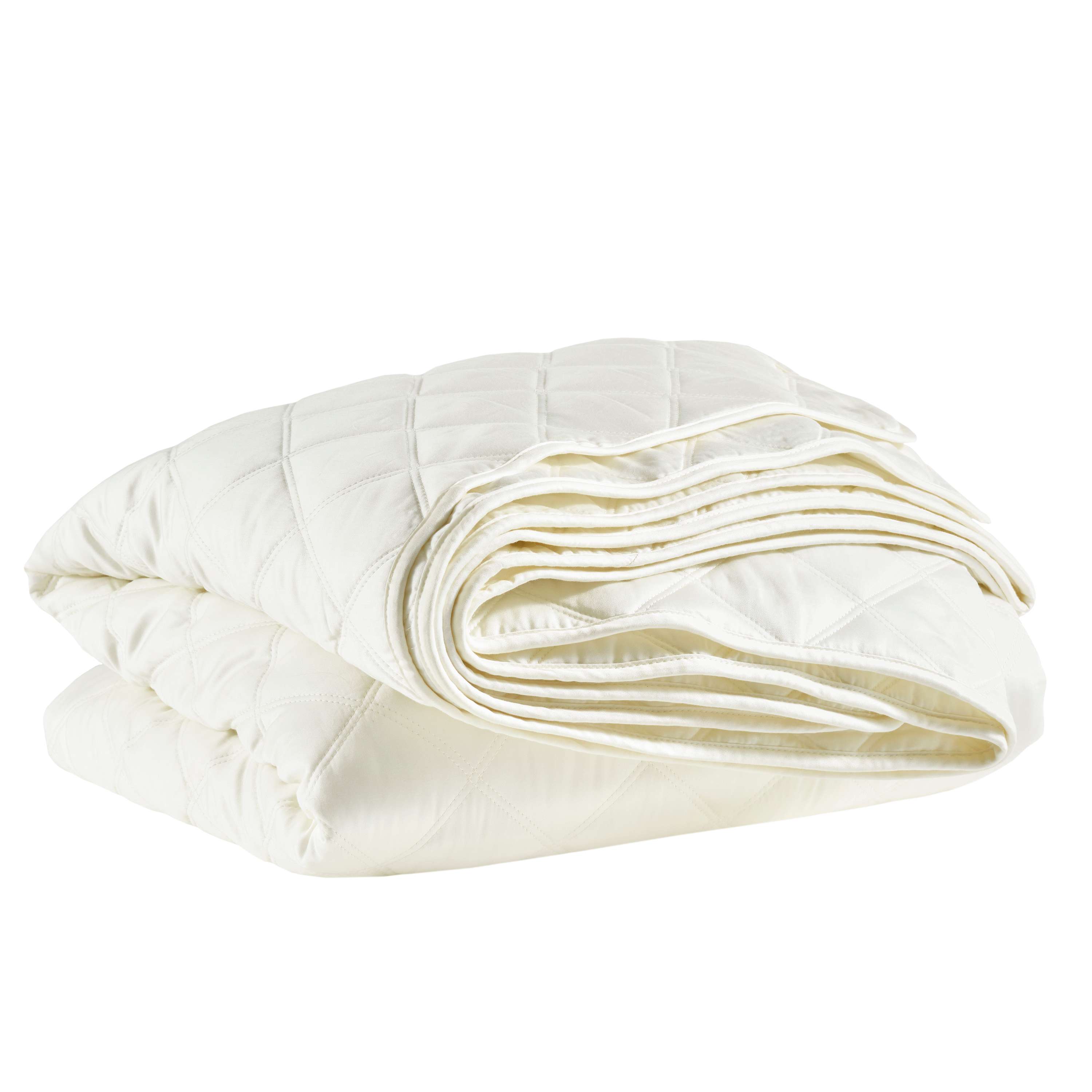 Silken Solid Quilted Coverlet Coverlet By Annie Selke