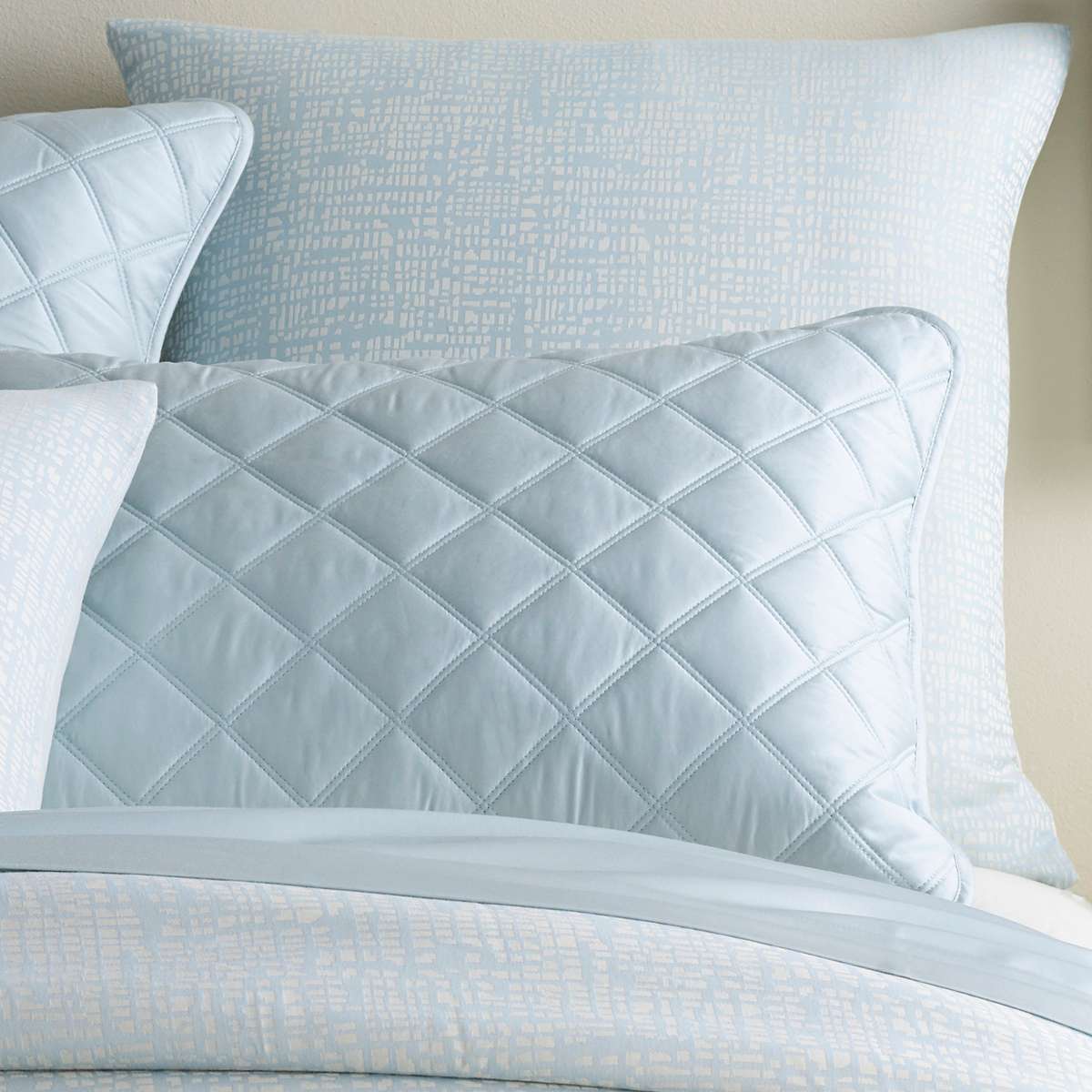 Silken Solid Quilted Sham Sham By Annie Selke