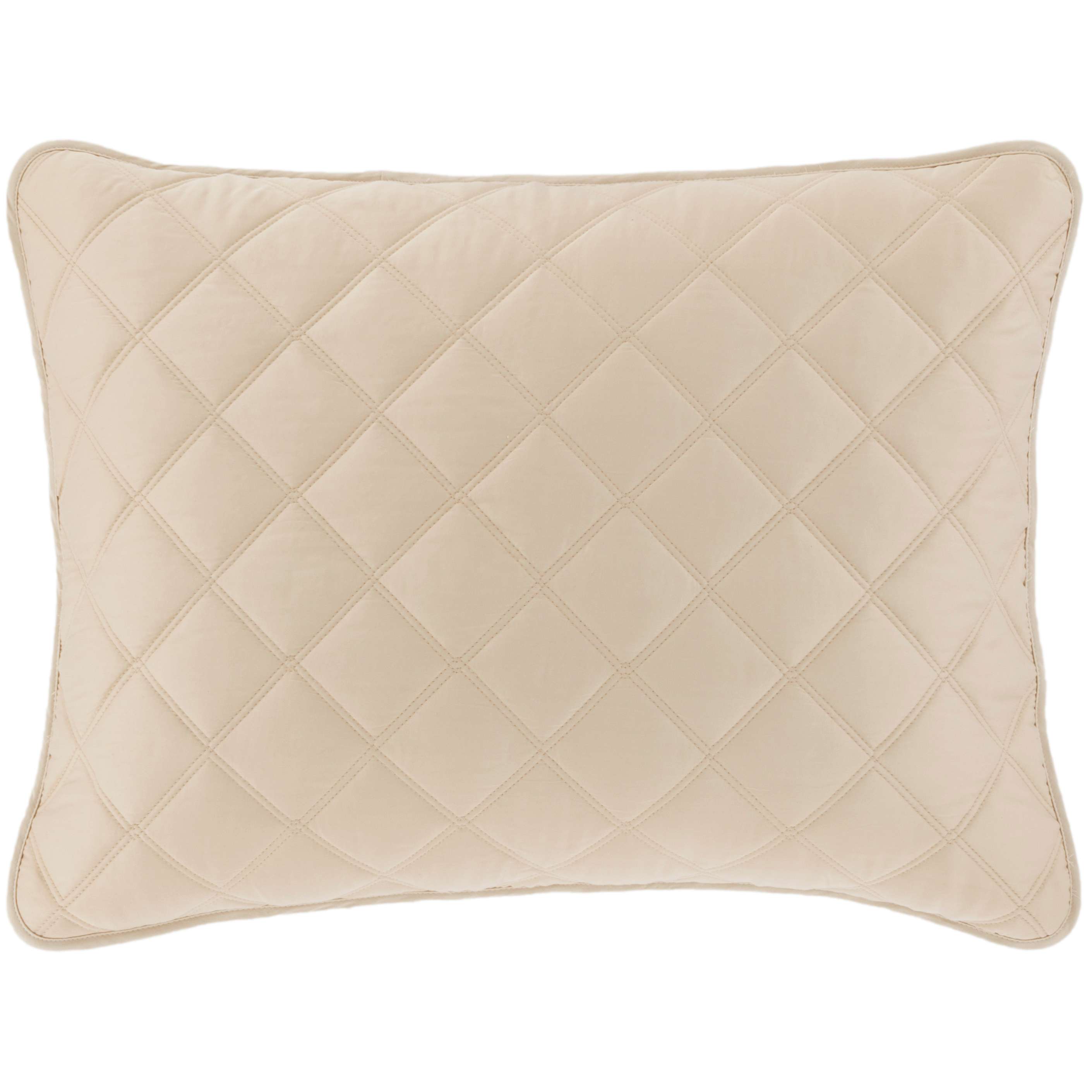 Silken Solid Quilted Sham Sham By Annie Selke