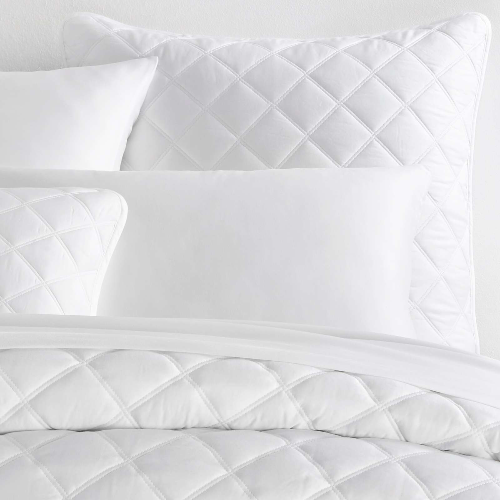 Silken Solid Quilted Sham Sham By Annie Selke