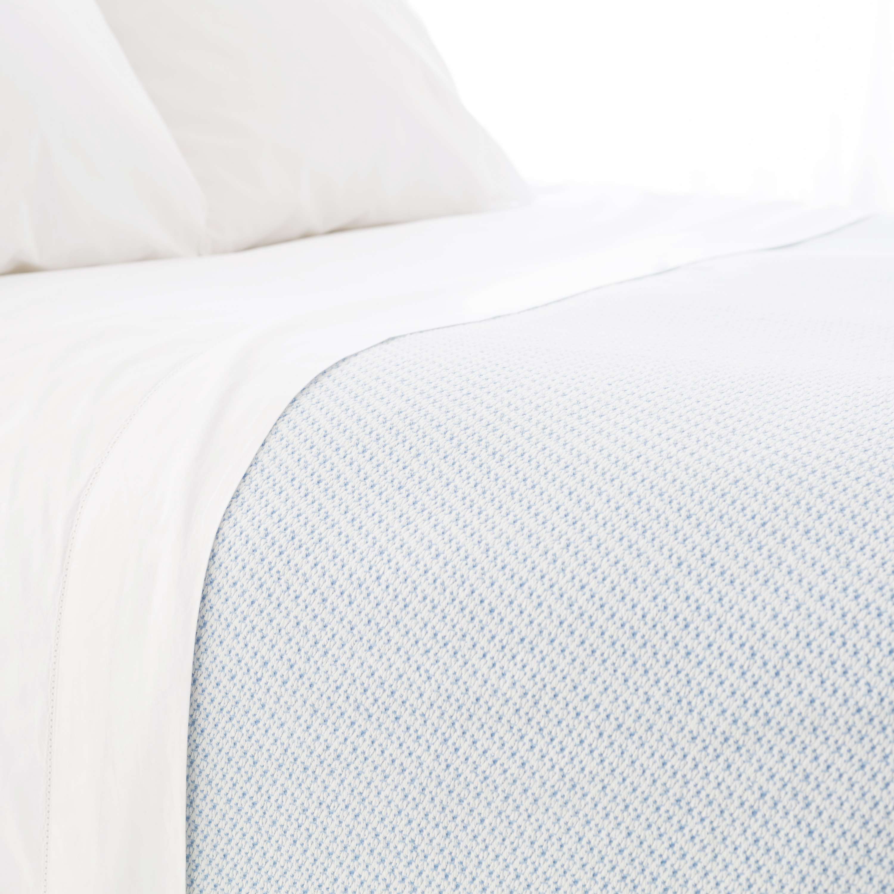 Quinn Cotton Blanket Blanket By Annie Selke