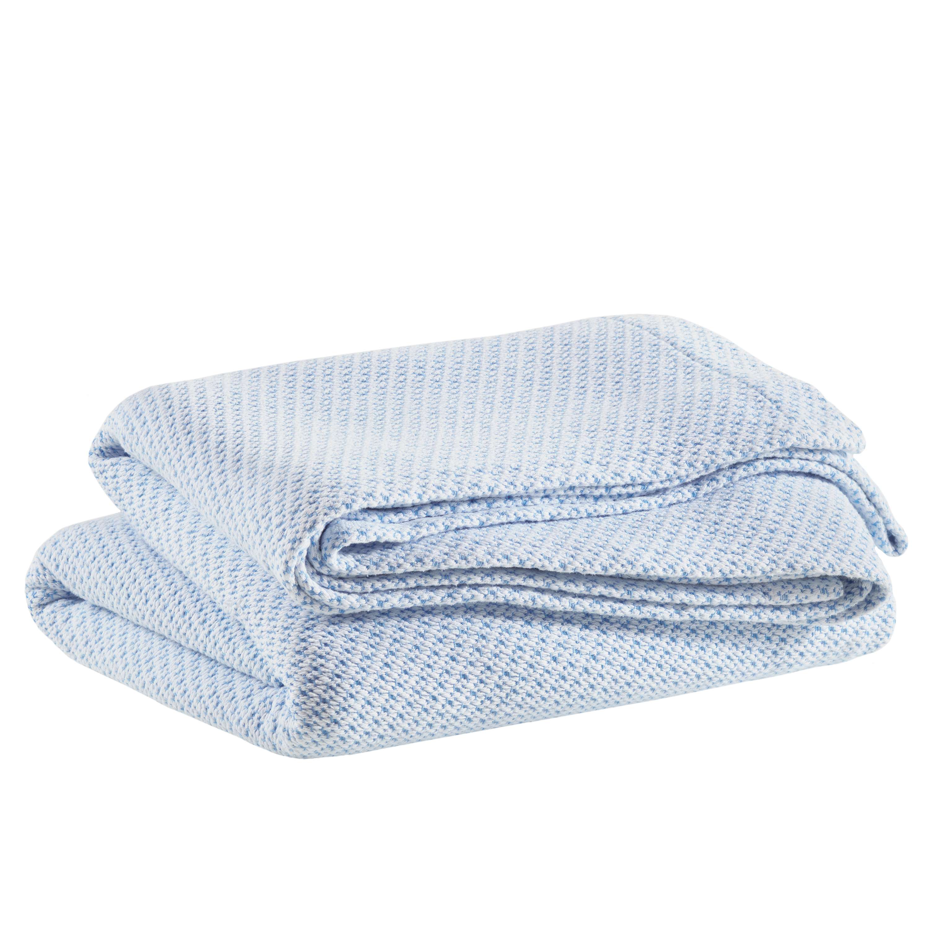 Quinn Cotton Blanket Blanket By Annie Selke