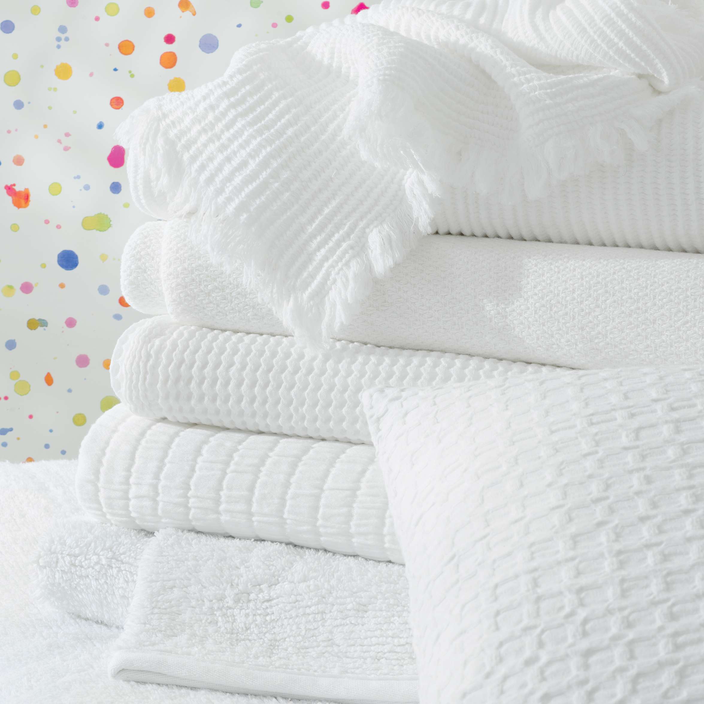 Quinn Cotton Blanket Blanket By Annie Selke