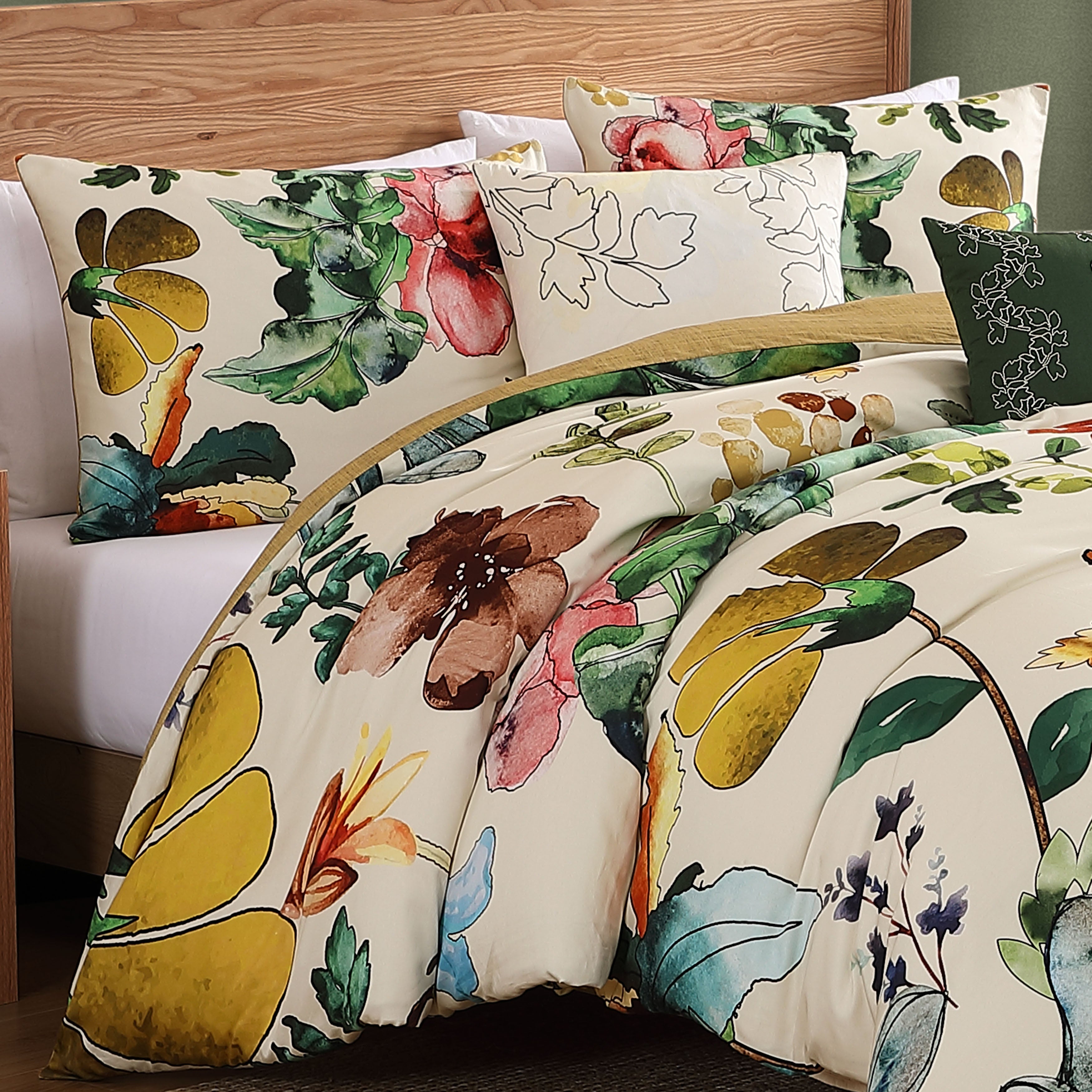 Bebejan Radiance 3 Piece Reversible Comforter Set IN Queen- Final Sale Comforter Sets By US Office - Latest-bedding