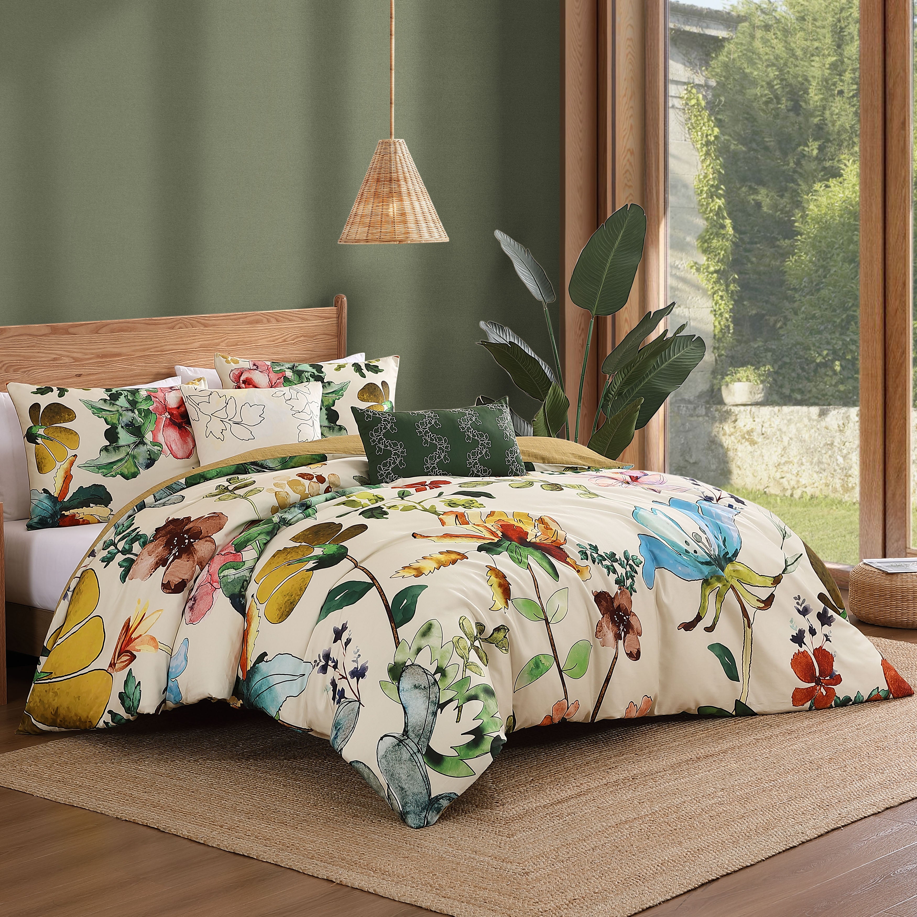 Bebejan Radiance 3 Piece Reversible Comforter Set IN Queen- Final Sale Comforter Sets By US Office - Latest-bedding