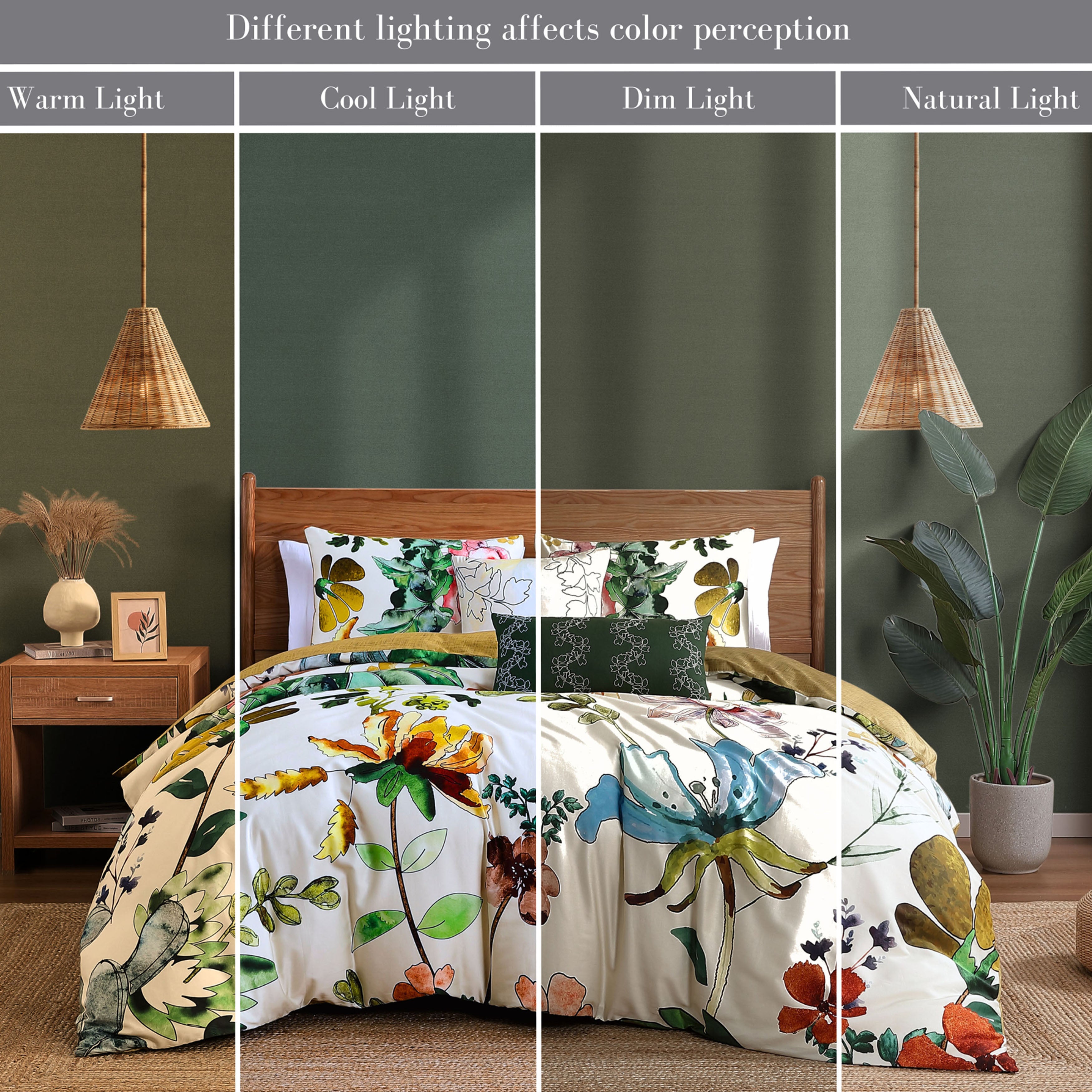 Bebejan Radiance 3 Piece Reversible Comforter Set IN Queen- Final Sale Comforter Sets By US Office - Latest-bedding
