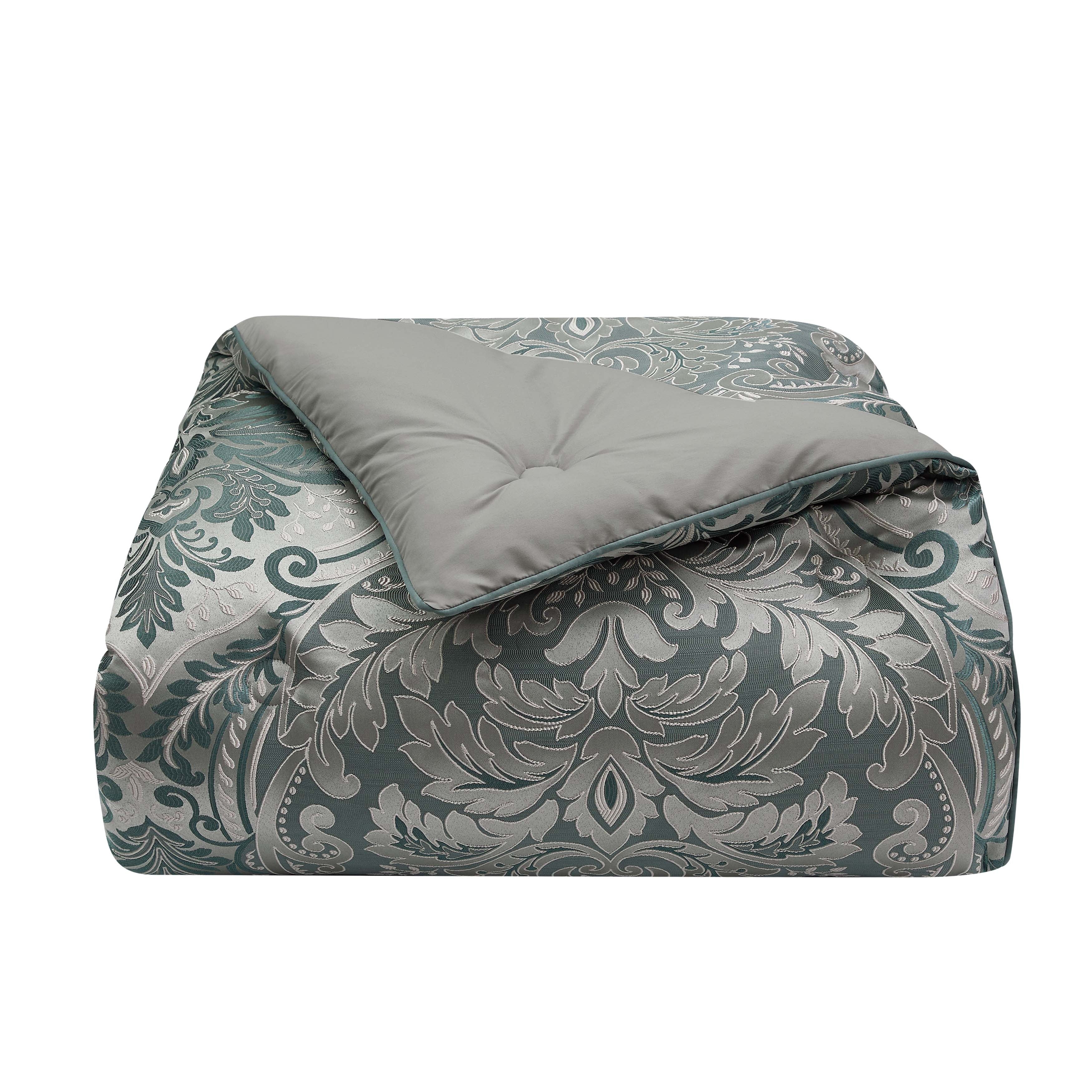 Renata Teal 4 Piece Comforter Set Comforter Sets By J. Queen New York