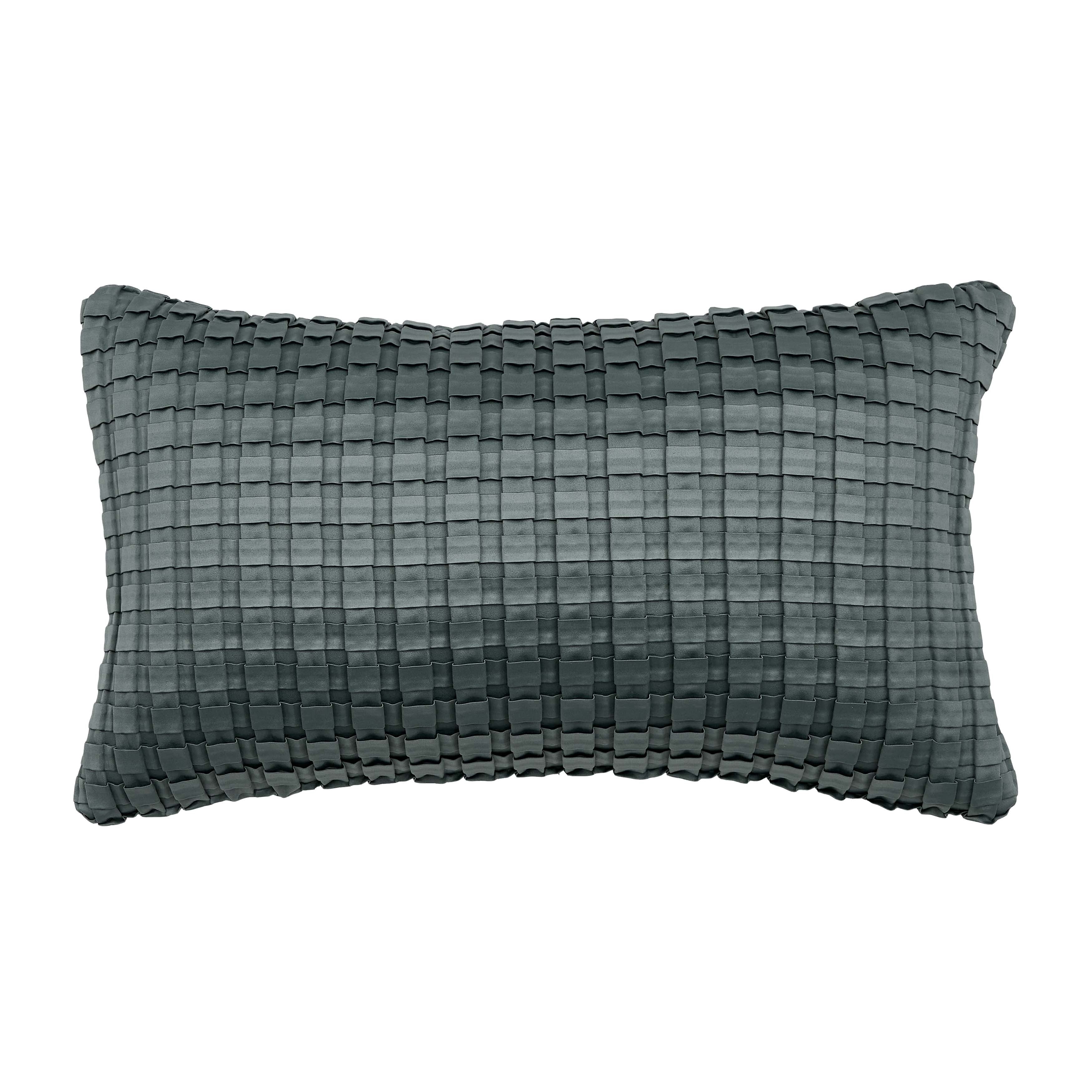 Renata Teal Boudoir Decorative Throw Pillow 20" x 12" Throw Pillows By J. Queen New York