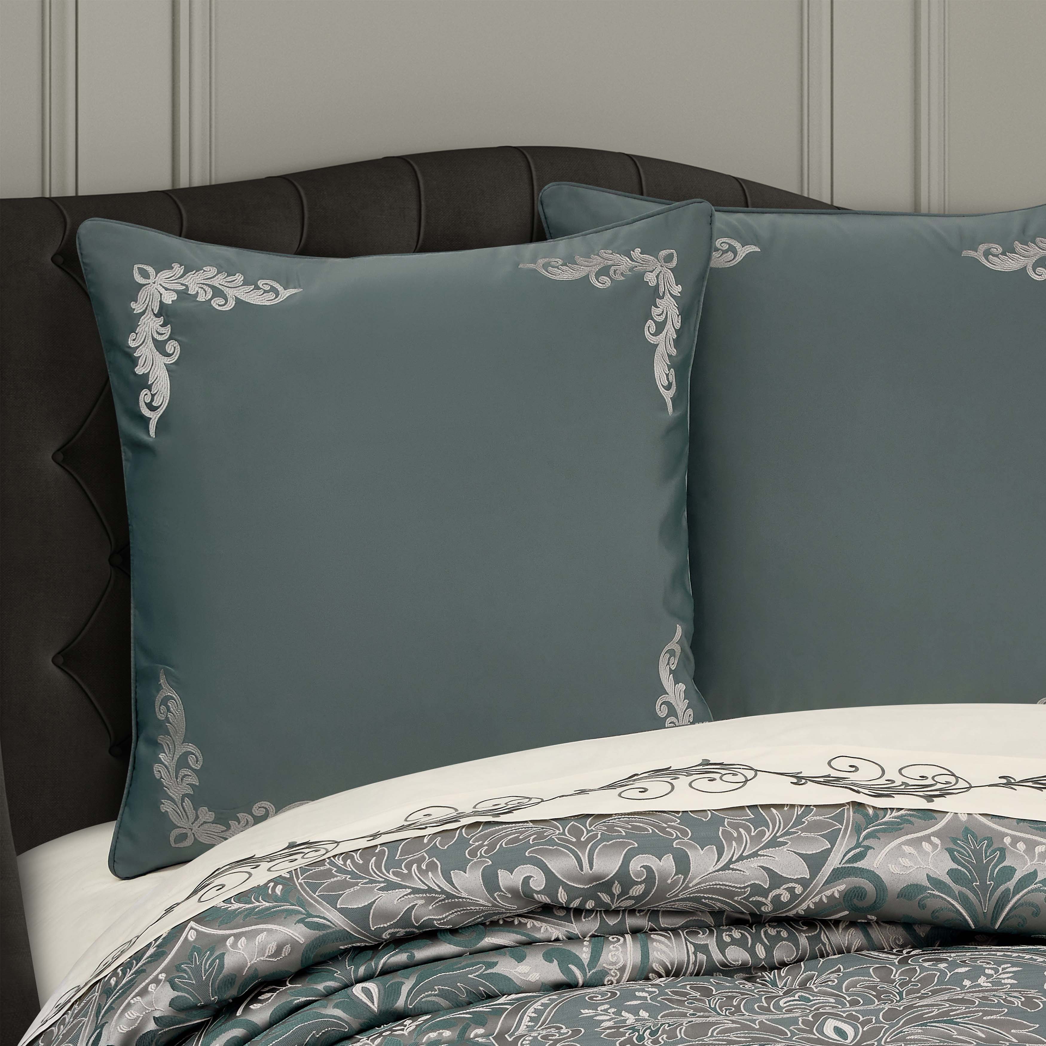 Renata Teal Euro Sham Euro Sham By J. Queen New York