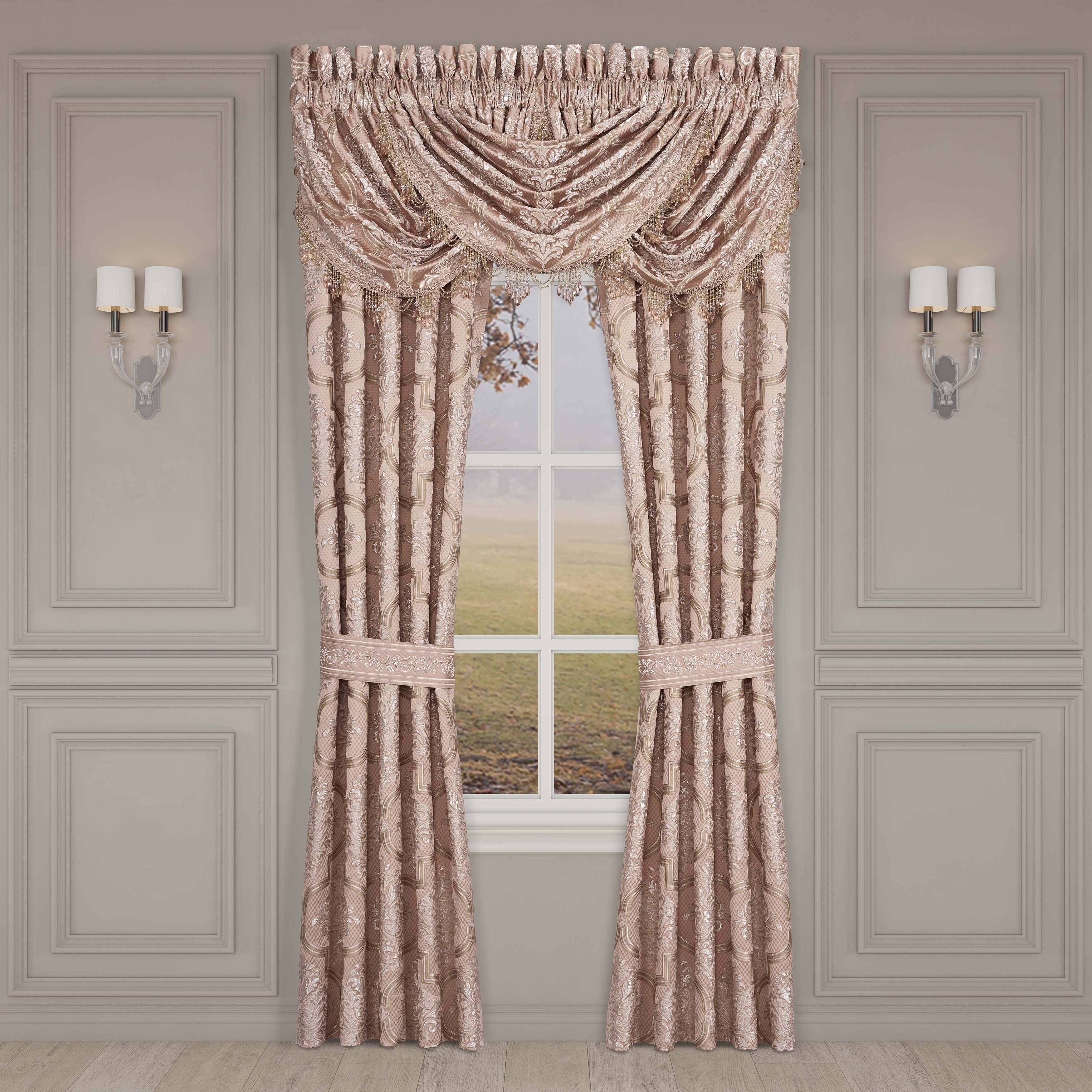 Rosewater Blush Window Panel Pair Window Panels By J. Queen New York