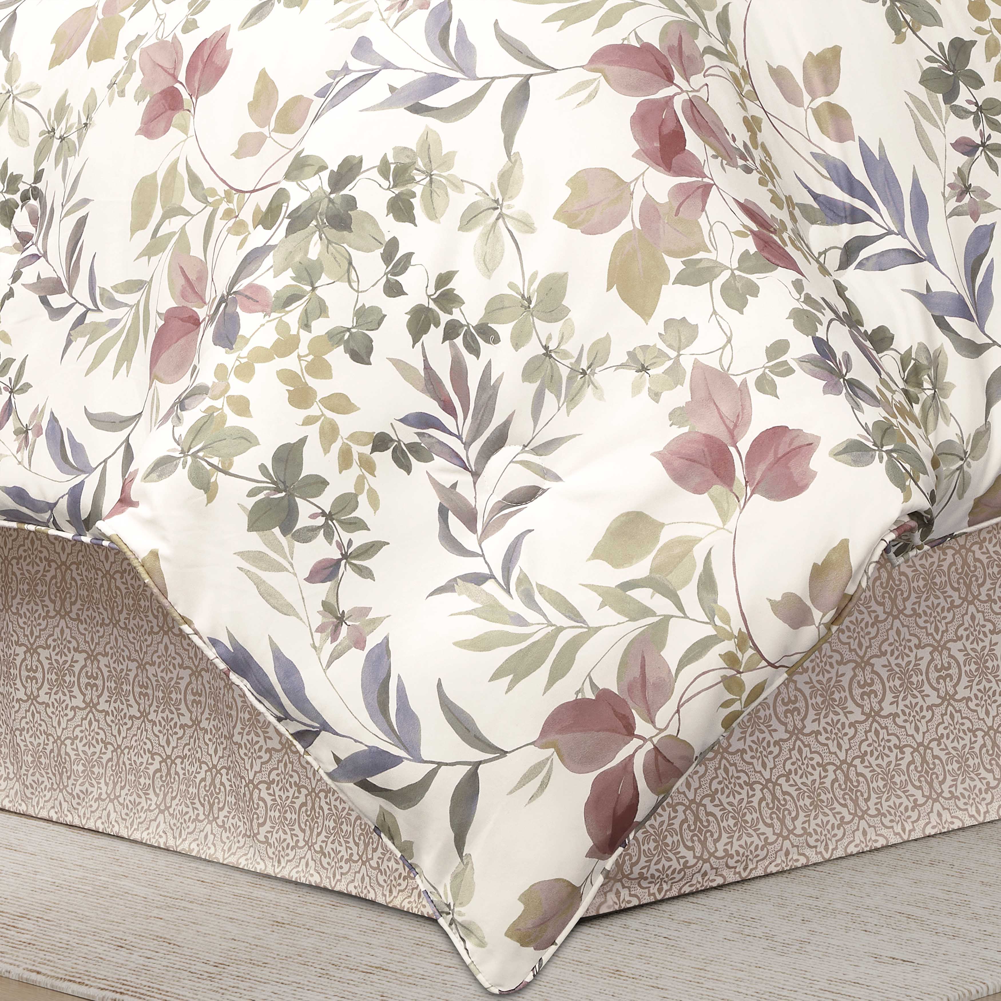 Rosewood Rose 4 Piece Comforter Set Comforter Sets By J. Queen New York