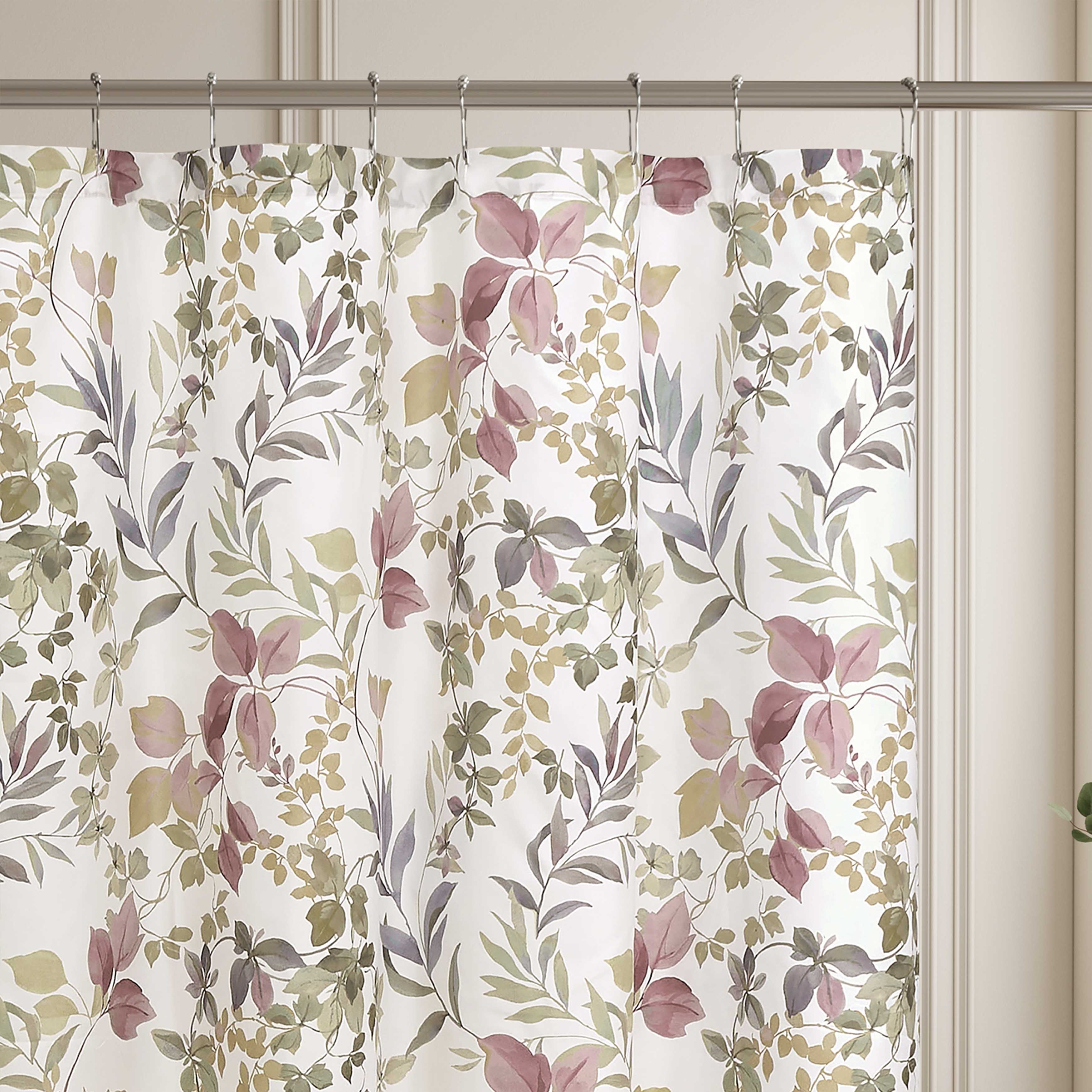 Rosewood Rose Shower Curtain Shower Curtain By J. Queen New York