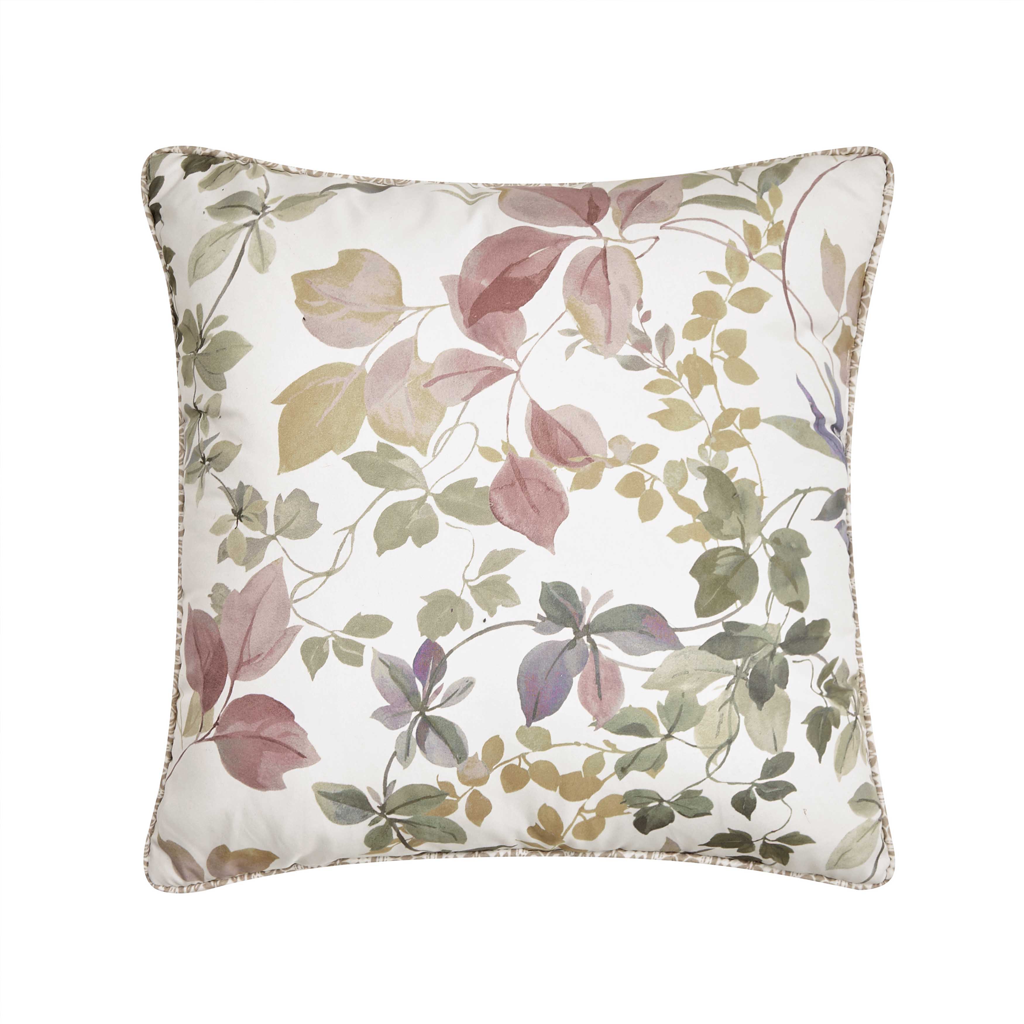 Rosewood Rose Square Decorative Throw Pillow 16" x 16" Throw Pillows By J. Queen New York