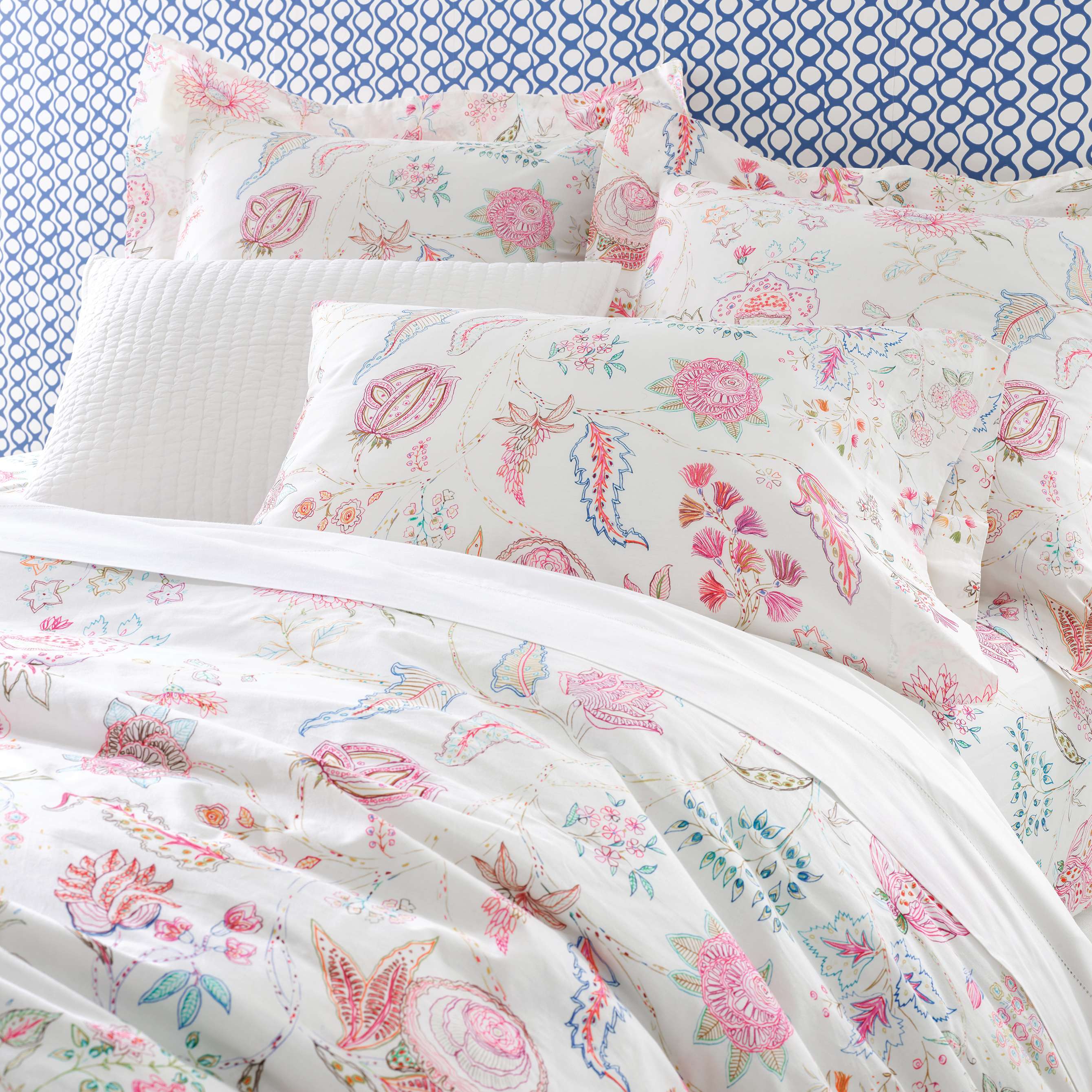Lana Voile Quilted Sham Sham By Annie Selke