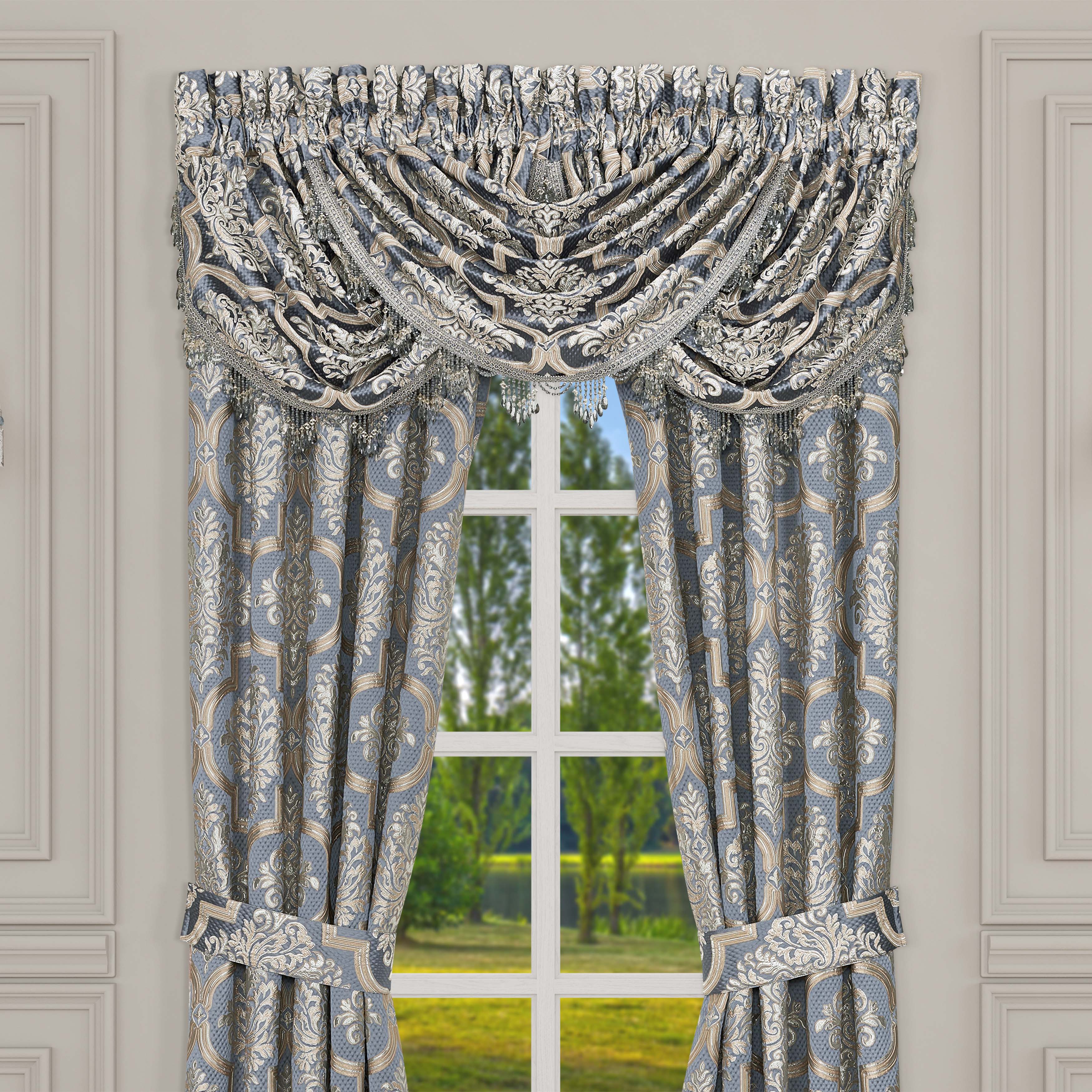 San Marino Waterfall Window Valance Window Valances By J. Queen New York