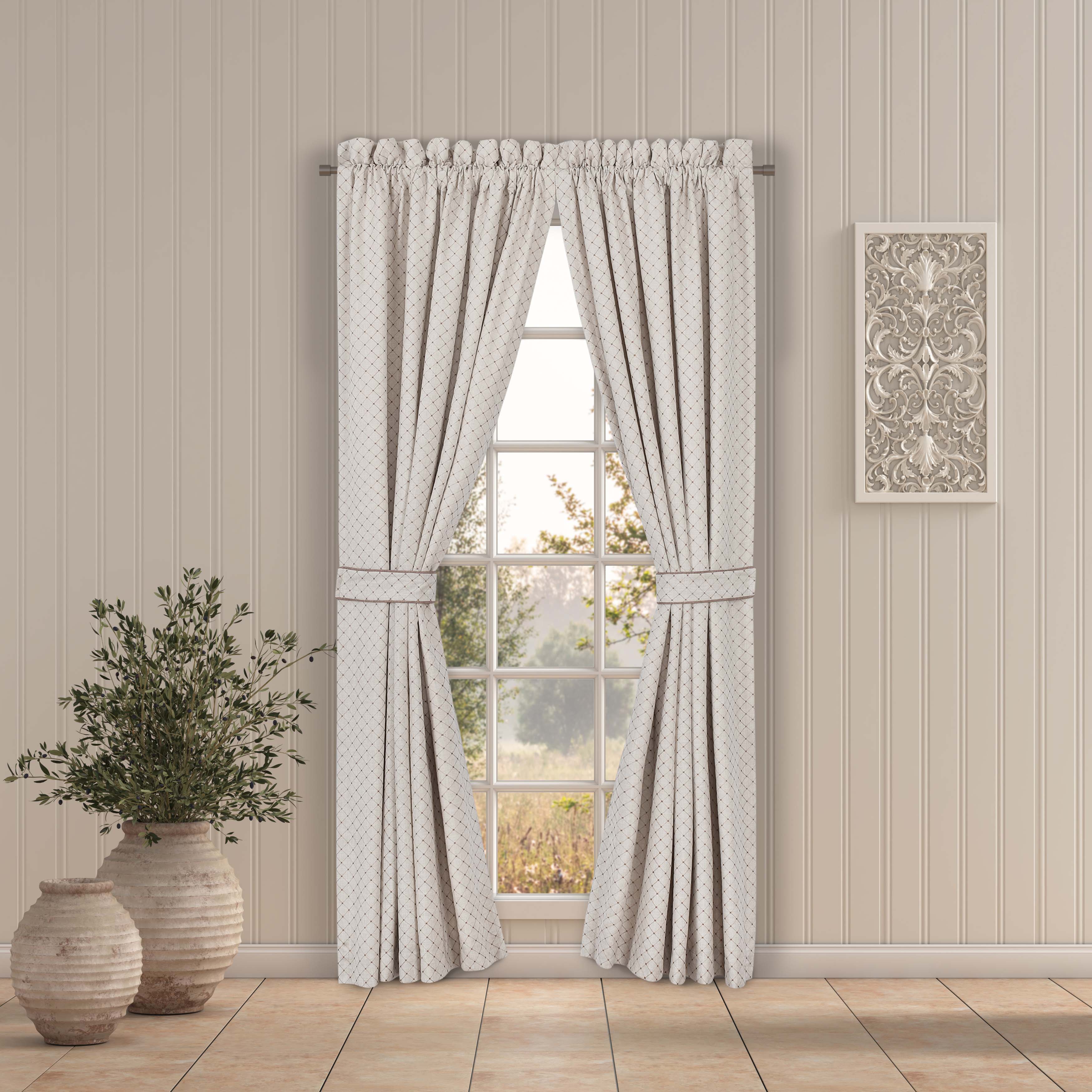 Santa Rosa Linen Window Panel Pair Window Panels By J. Queen New York
