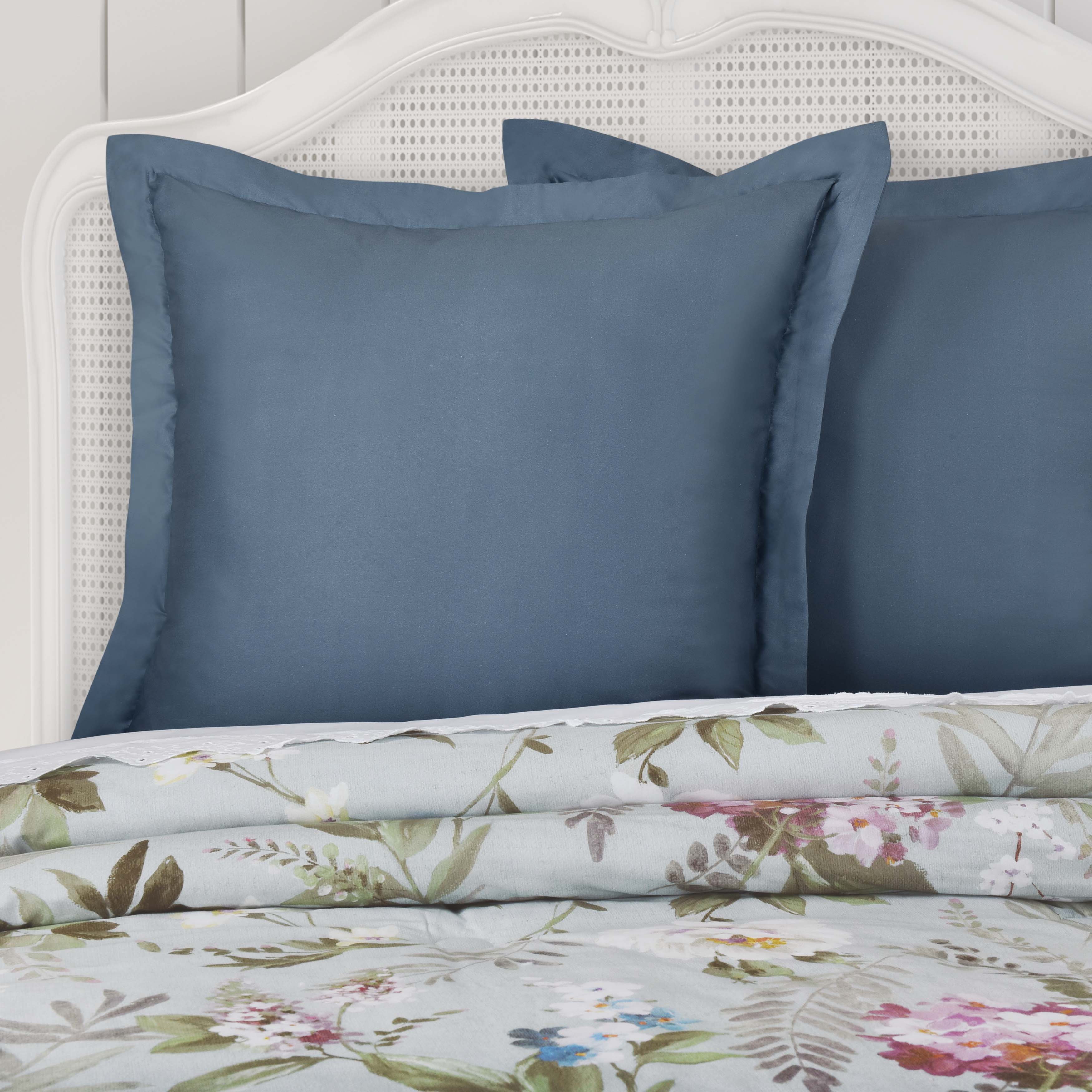 Sara Blue Euro Sham Euro Sham By J. Queen New York