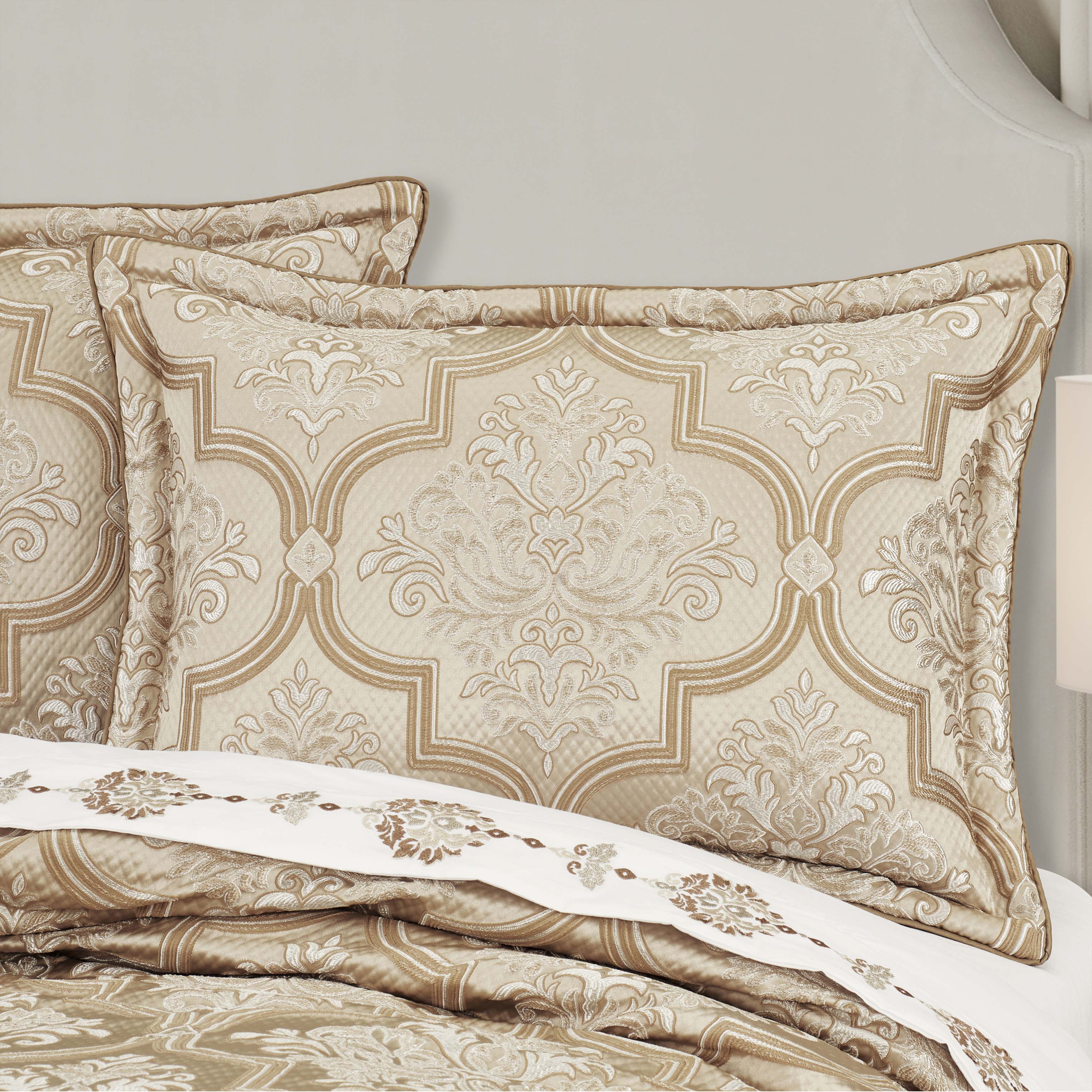 Sezanne Champagne 4 Piece Comforter Set Comforter Sets By J. Queen New York