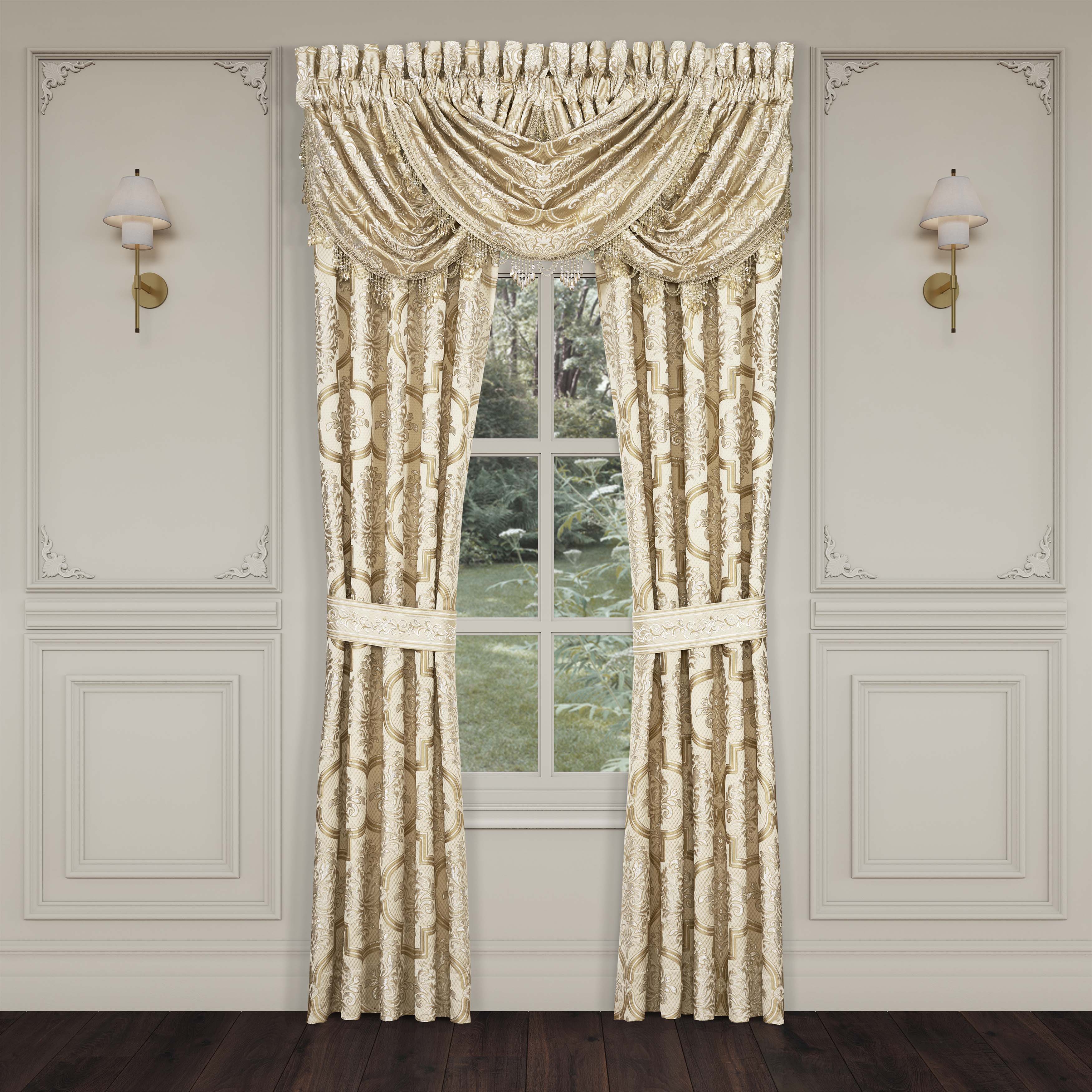 Sezanne Champagne Window Panel Pair Window Panels By J. Queen New York