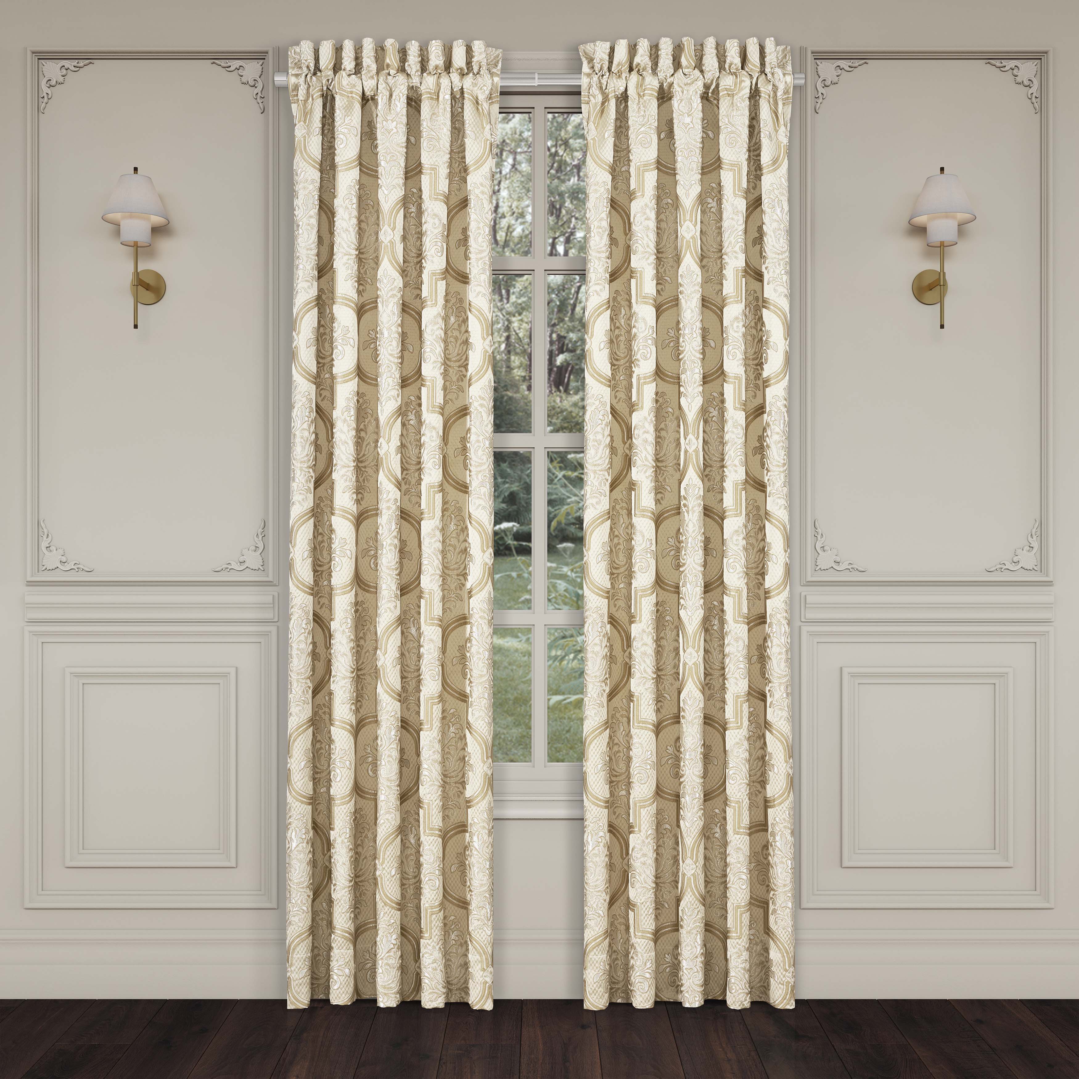 Sezanne Champagne Window Panel Pair Window Panels By J. Queen New York