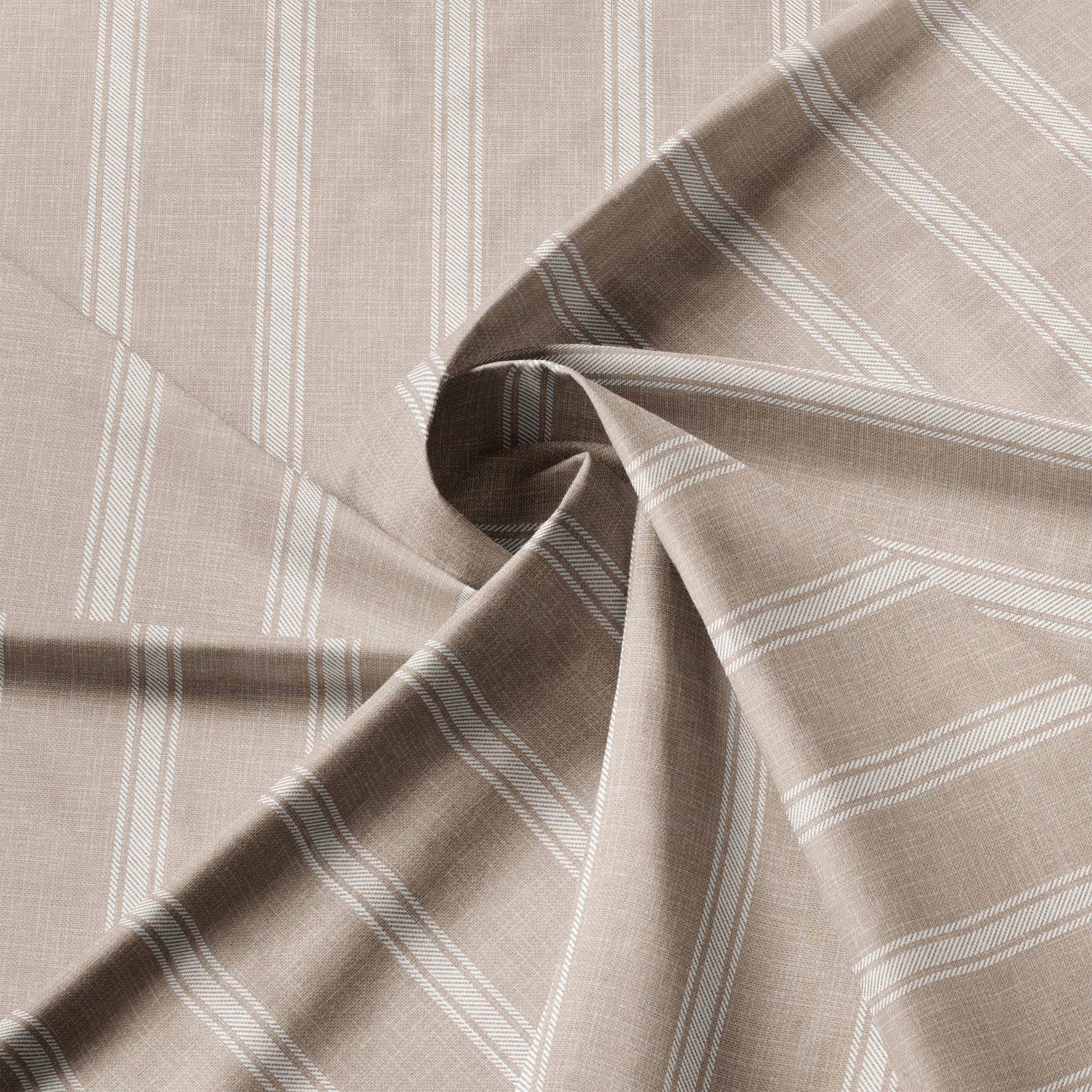 Shay Broad Tic Stripe Natural 8 Piece Coverlet Set Coverlet By Colcha Linens
