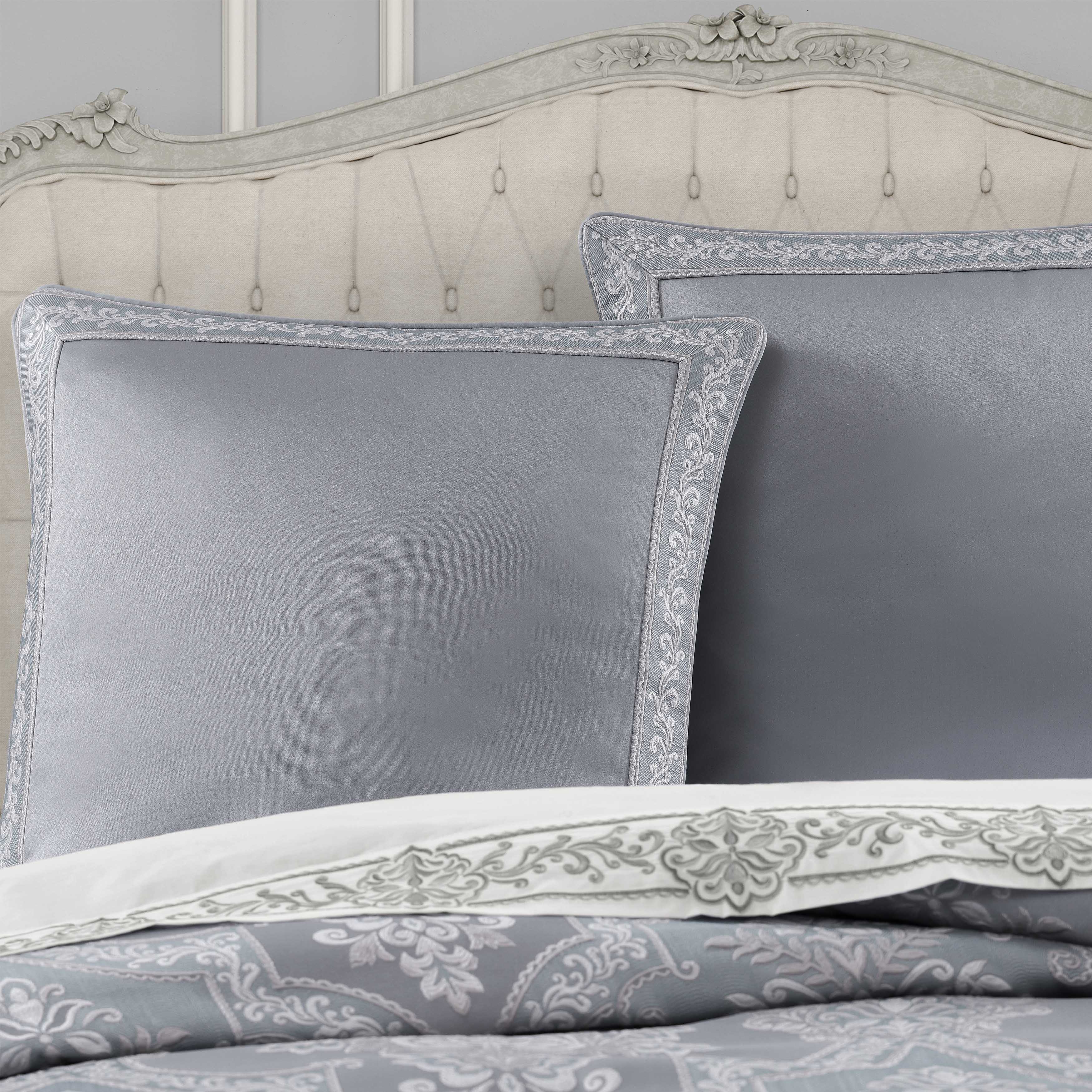 J Queen Sondra Powder Blue Euro Sham - Final Sale Euro Sham By US Office - Latest-bedding