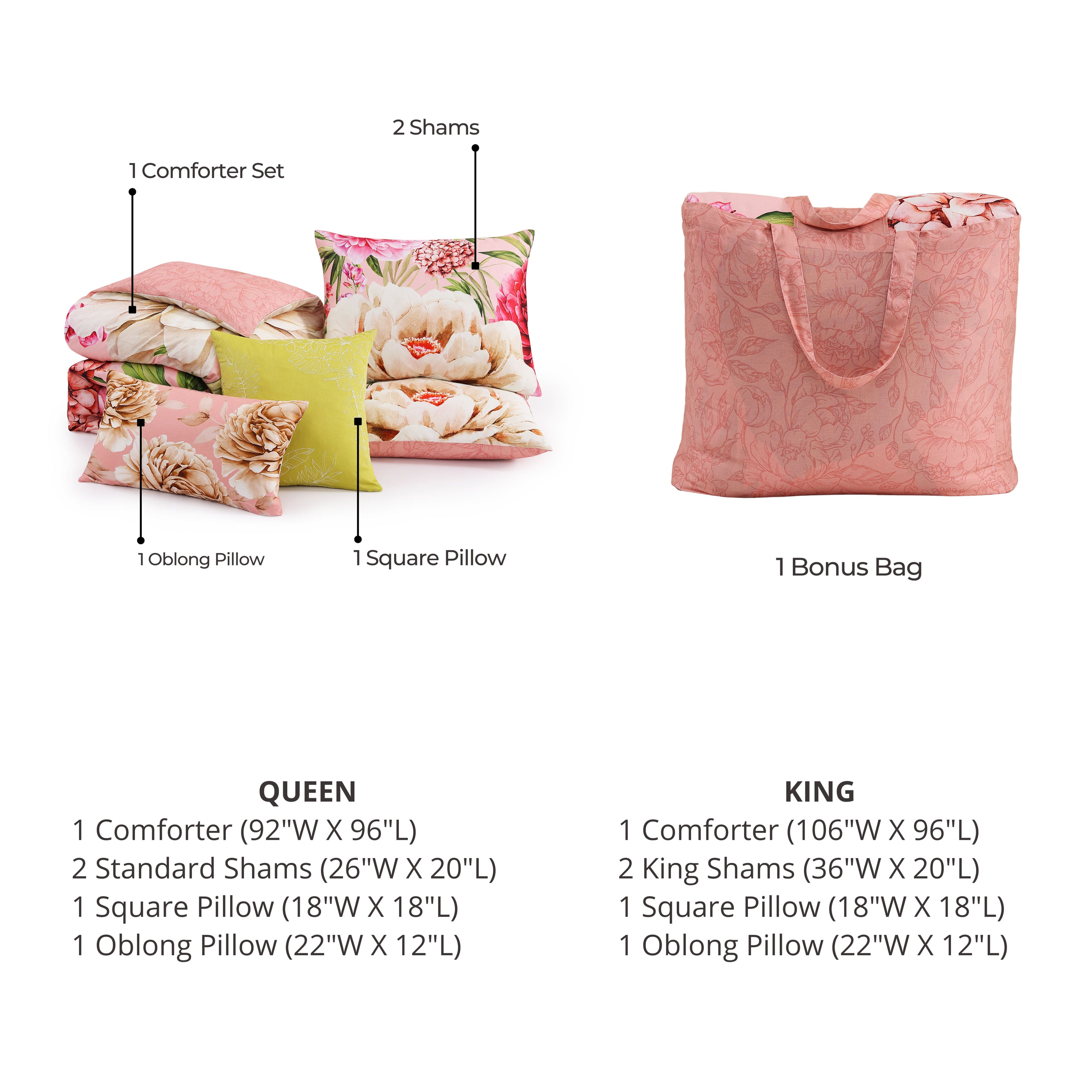Bebejan Spring Forever 5 Piece Reversible Comforter Set Comforter Sets By Bebejan®