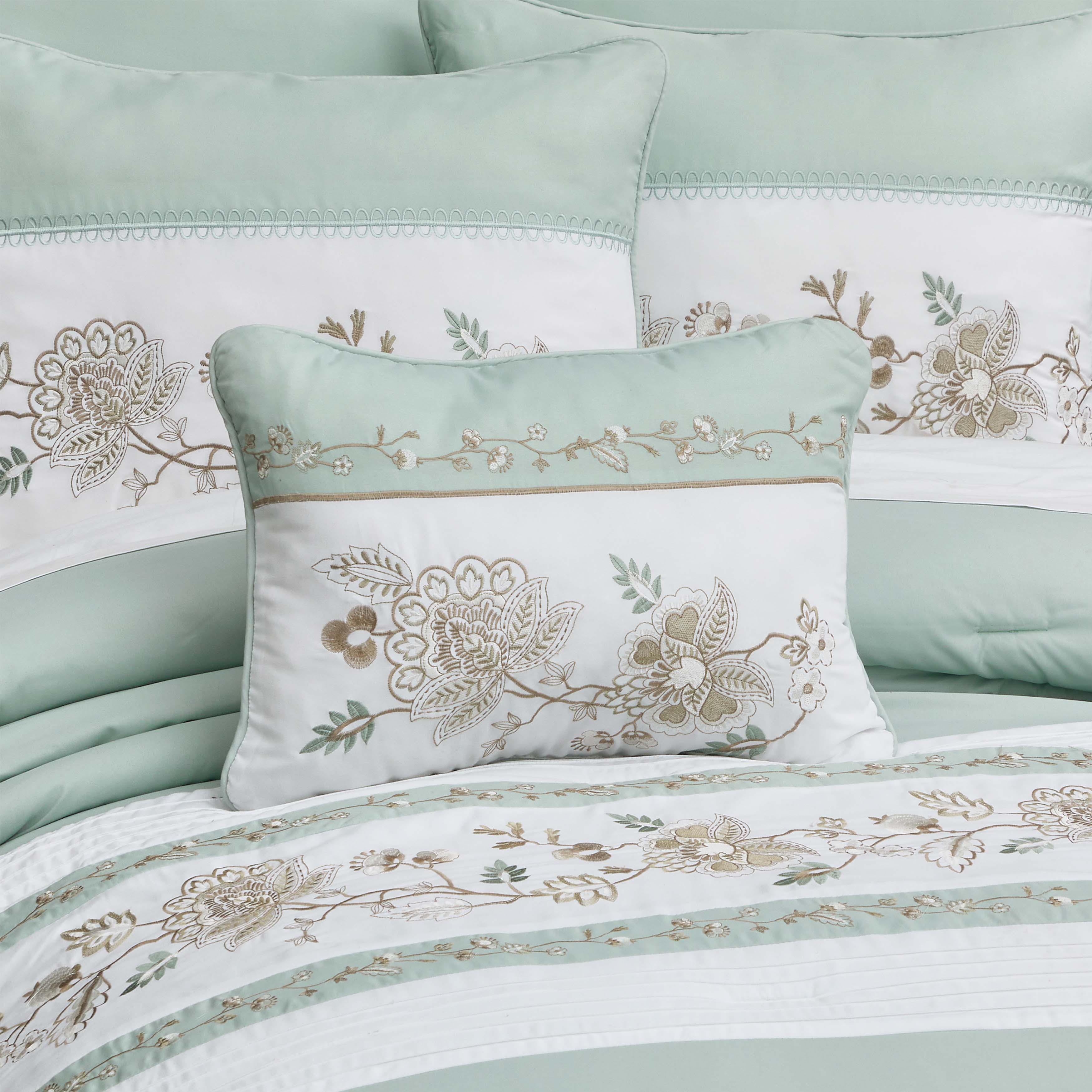 Spring Social Spa Boudoir Decorative Throw Pillow 20" x 14" Throw Pillows By J. Queen New York