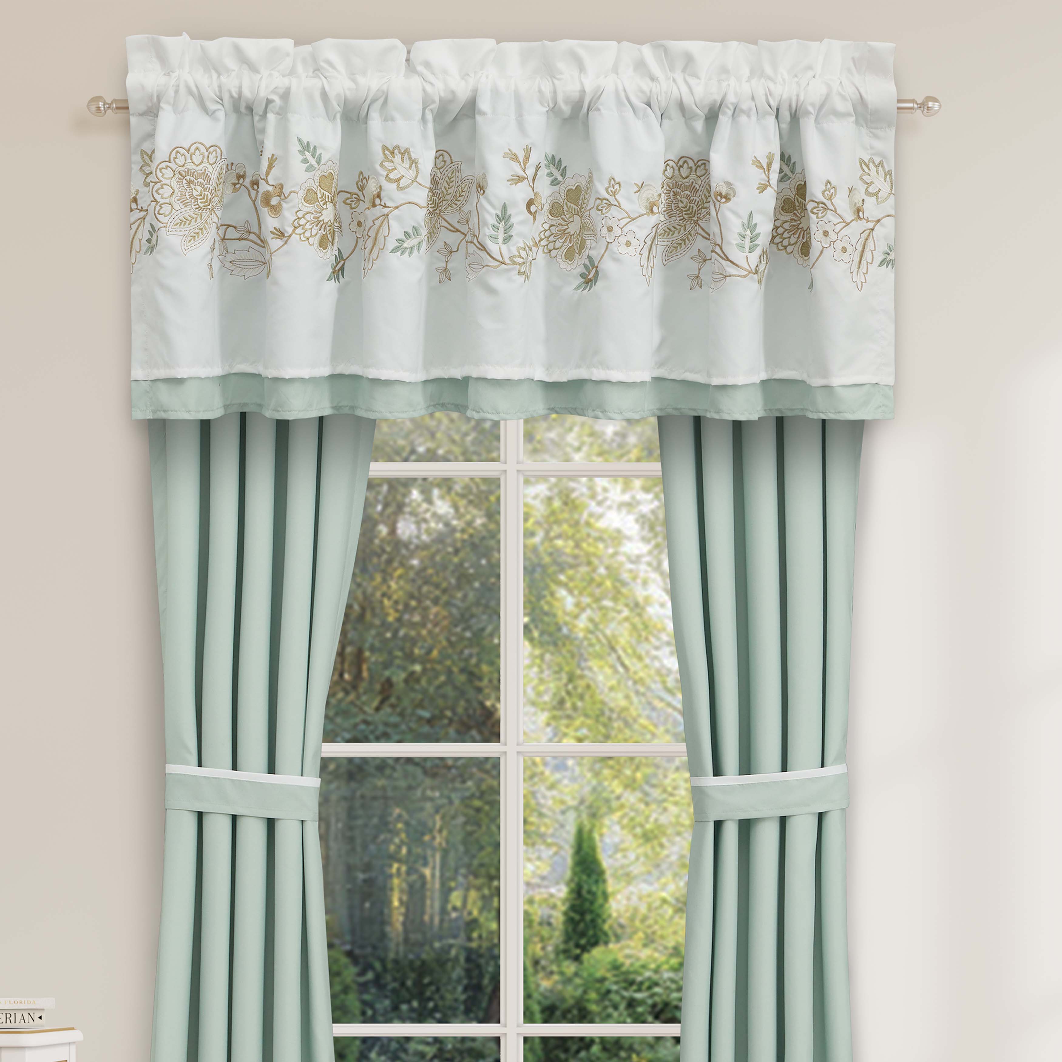 Spring Social Spa Straight Window Valance Window Valance By J. Queen New York