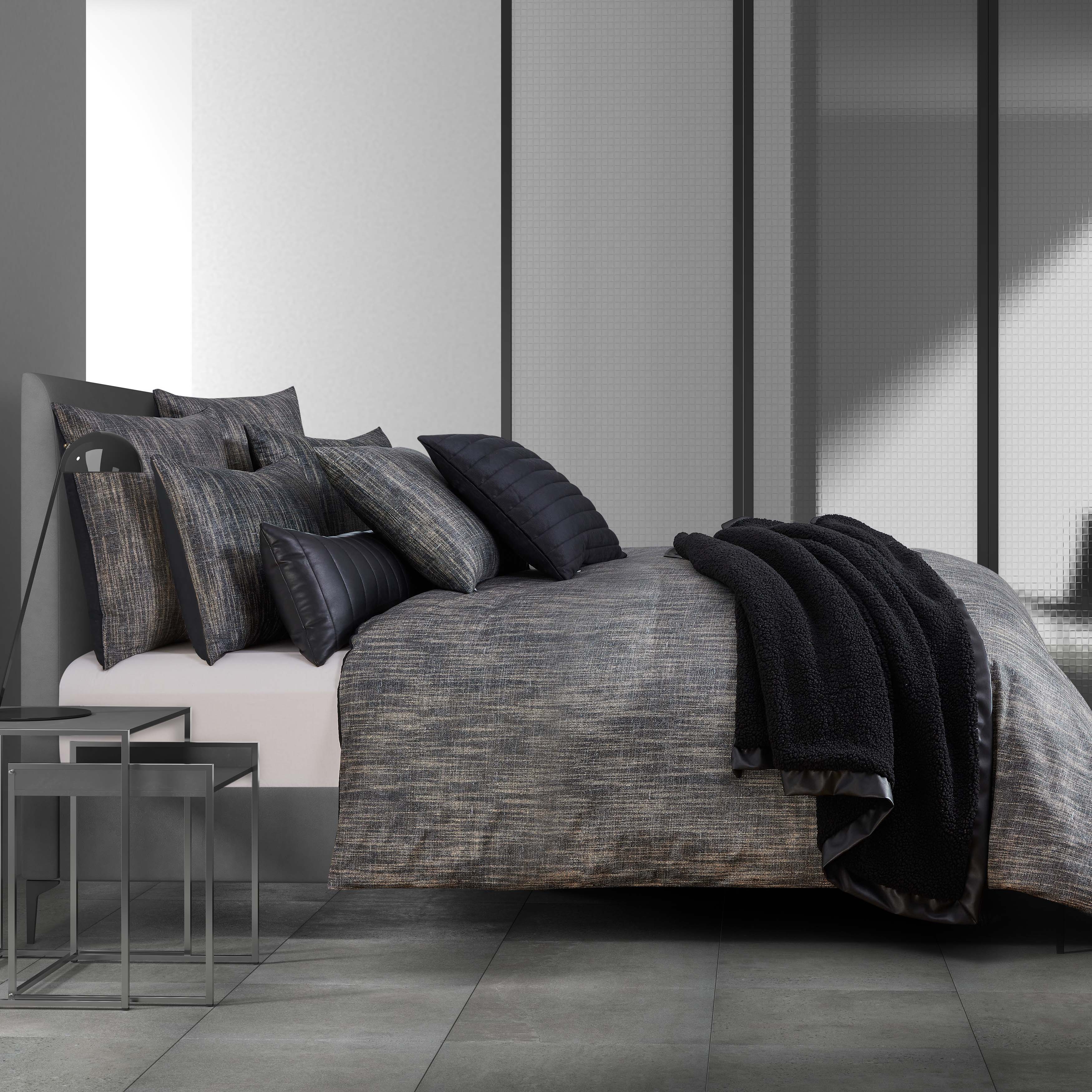 Summit Bronze 3 Piece Duvet Cover Set Duvet Covers By J. Queen New York