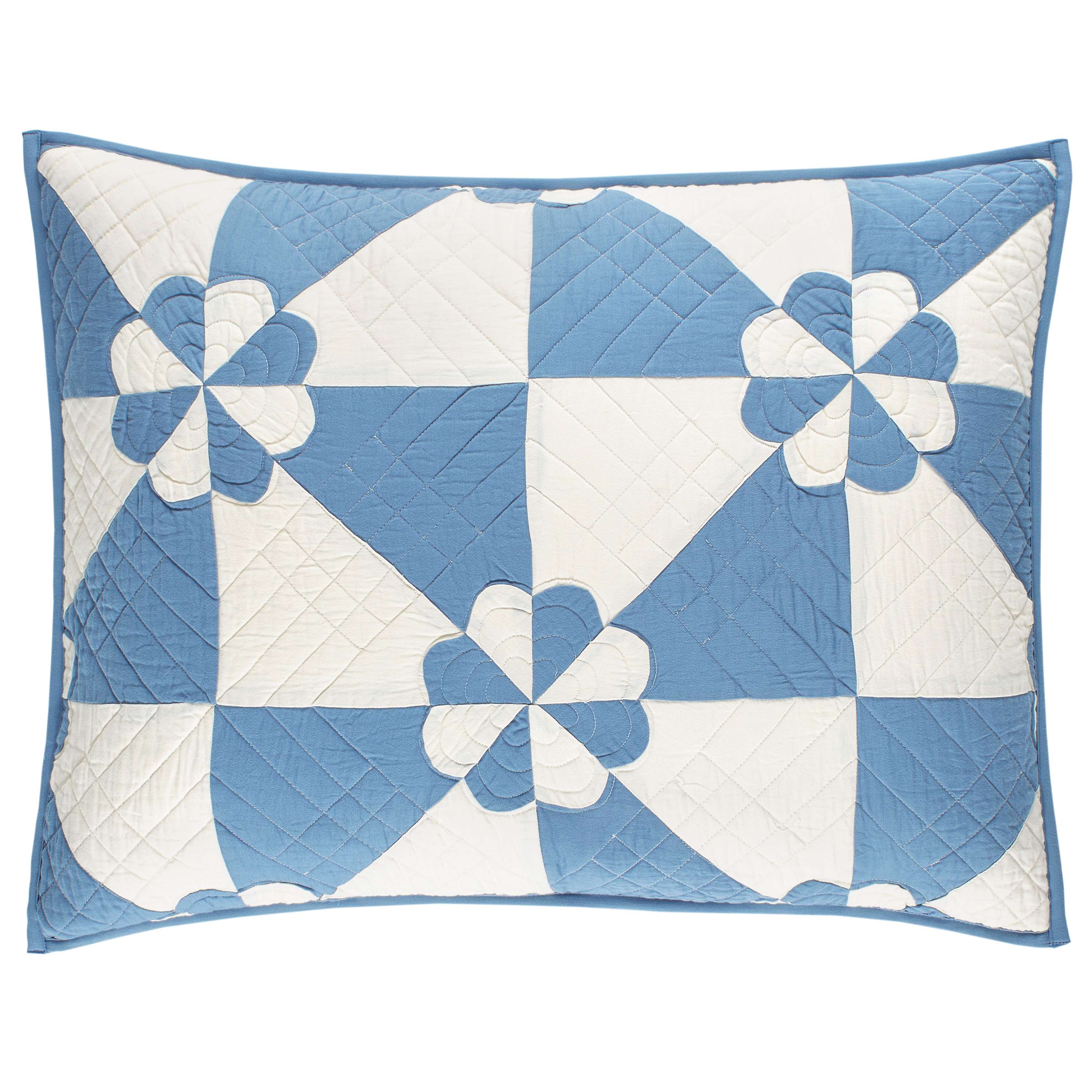 Sunny Side Quilted Sham Sham By Annie Selke