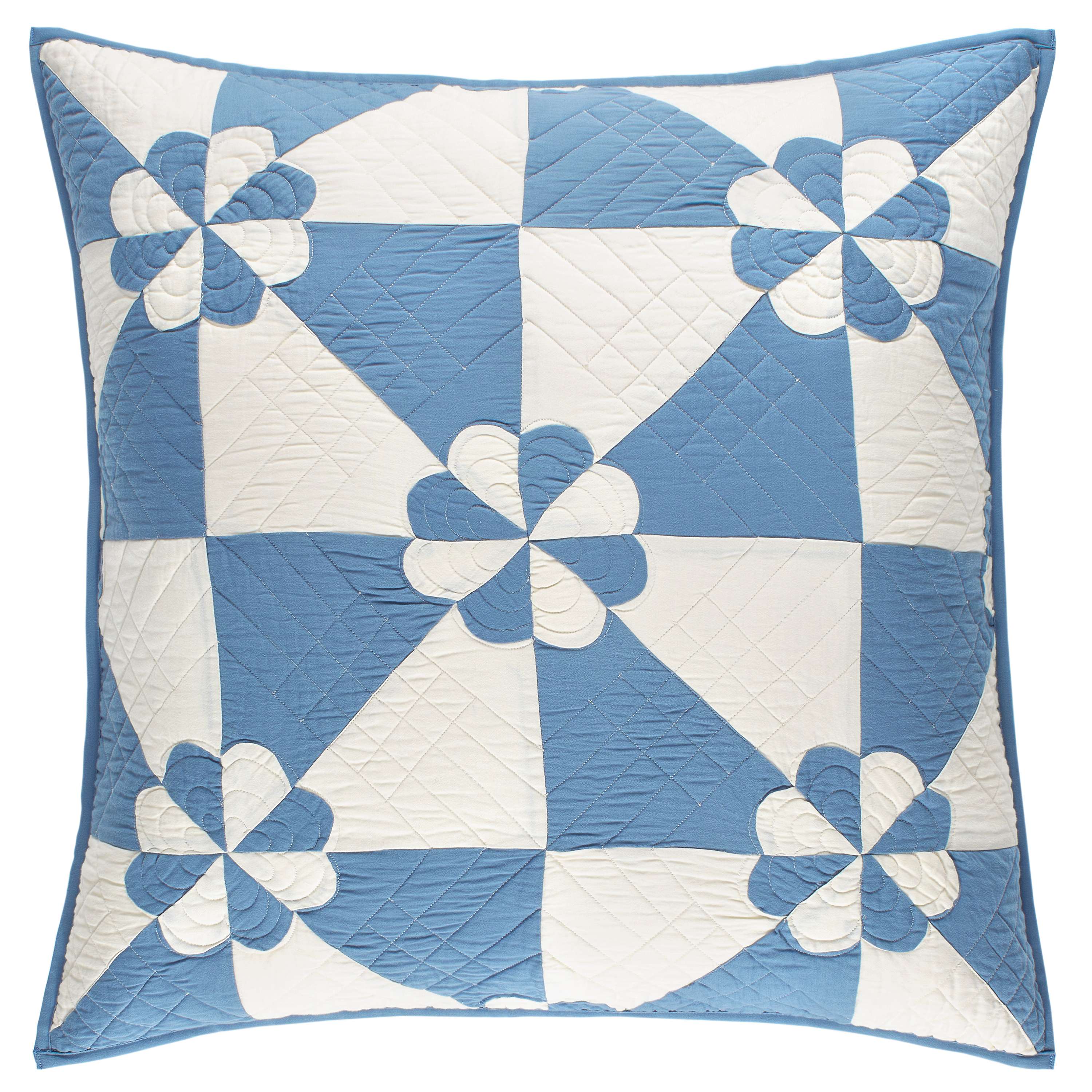 Sunny Side Quilted Sham Sham By Annie Selke