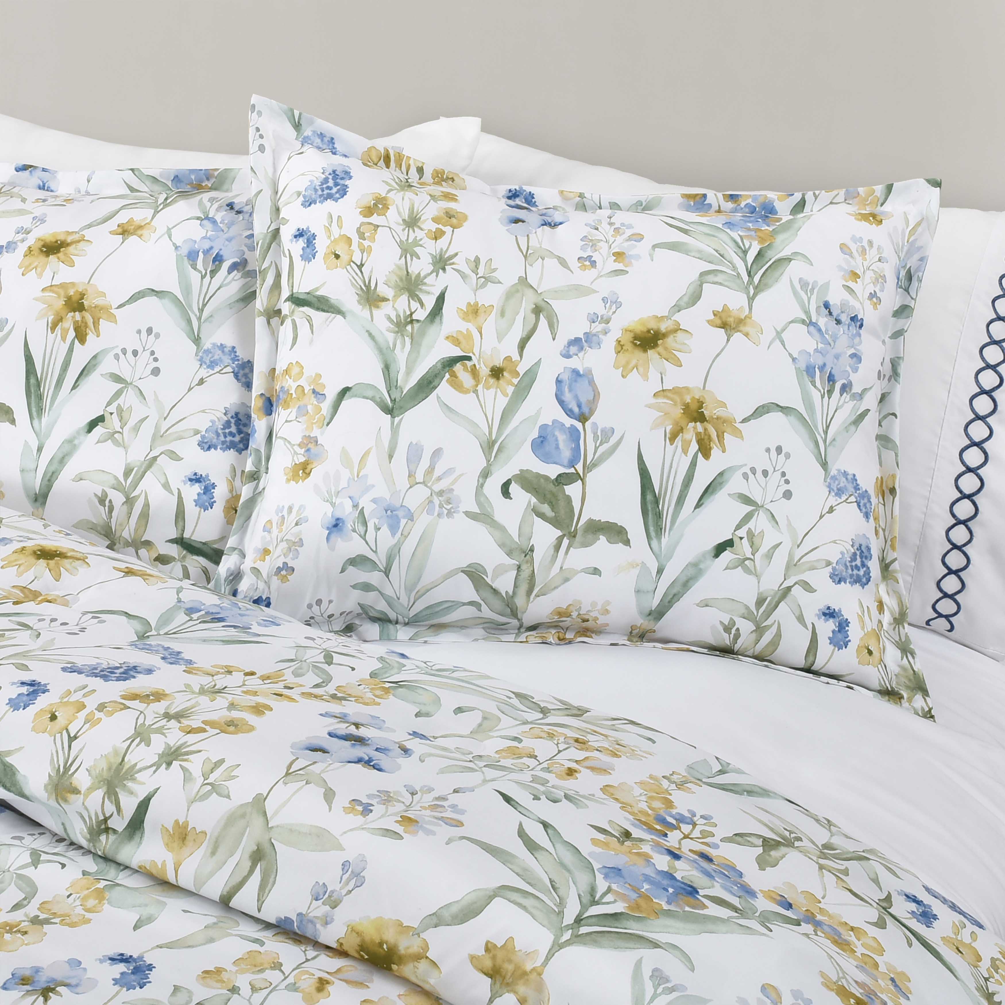 Tallulah Blue 3 Piece Comforter Set Comforter Sets By J. Queen New York