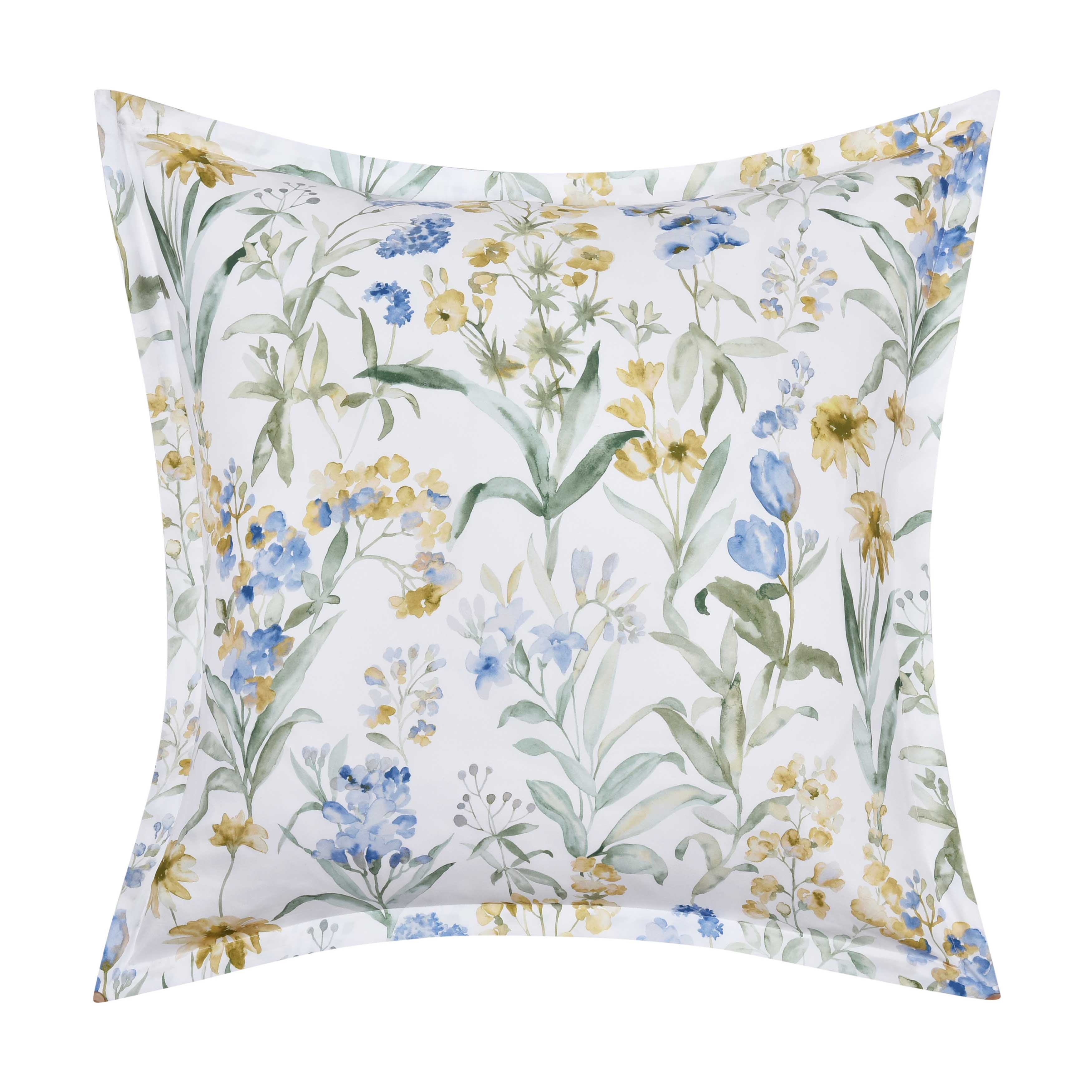 Tallulah Blue Euro Sham Euro Sham By J. Queen New York