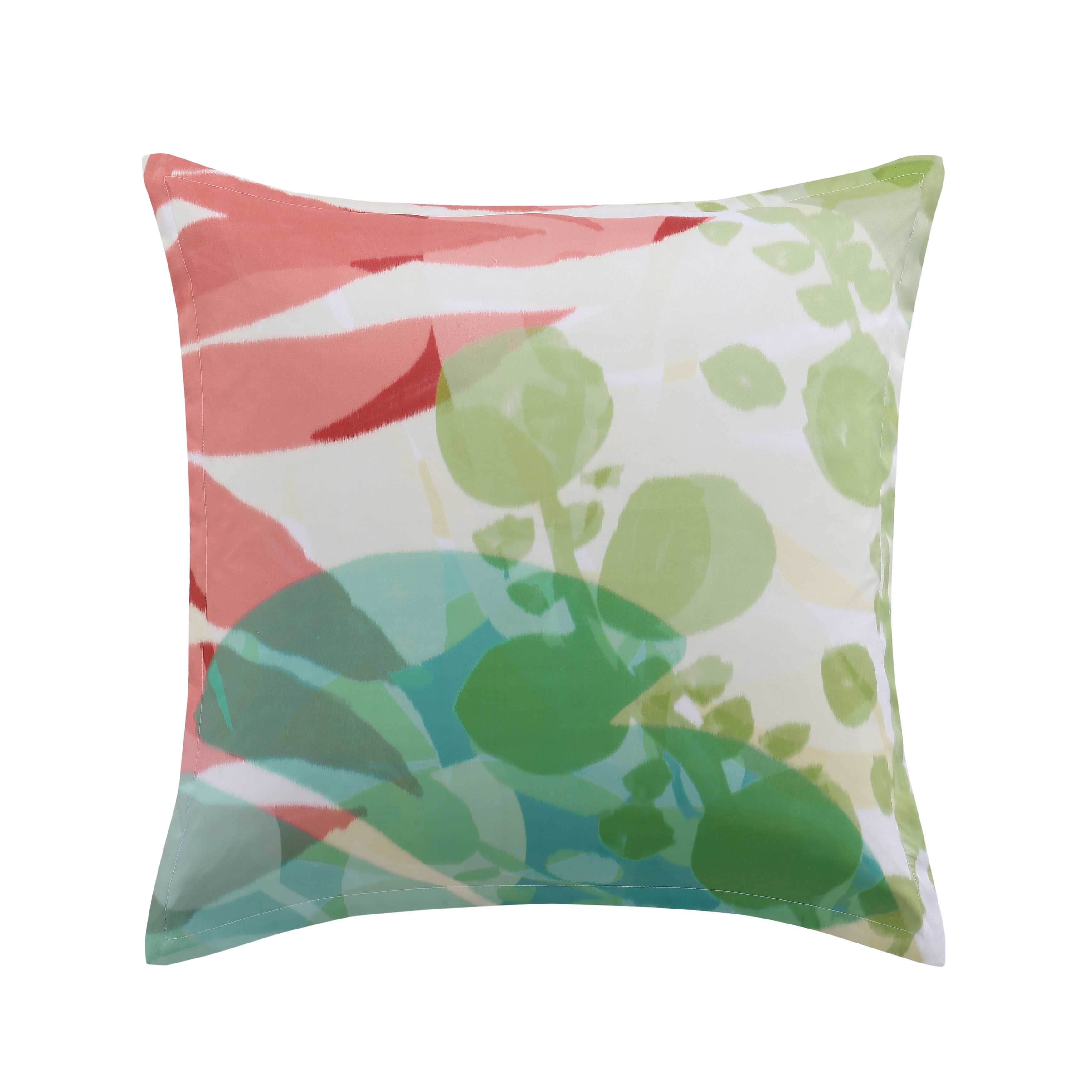 Tiki Fuchsia Euro Sham Euro Sham By J. Queen New York