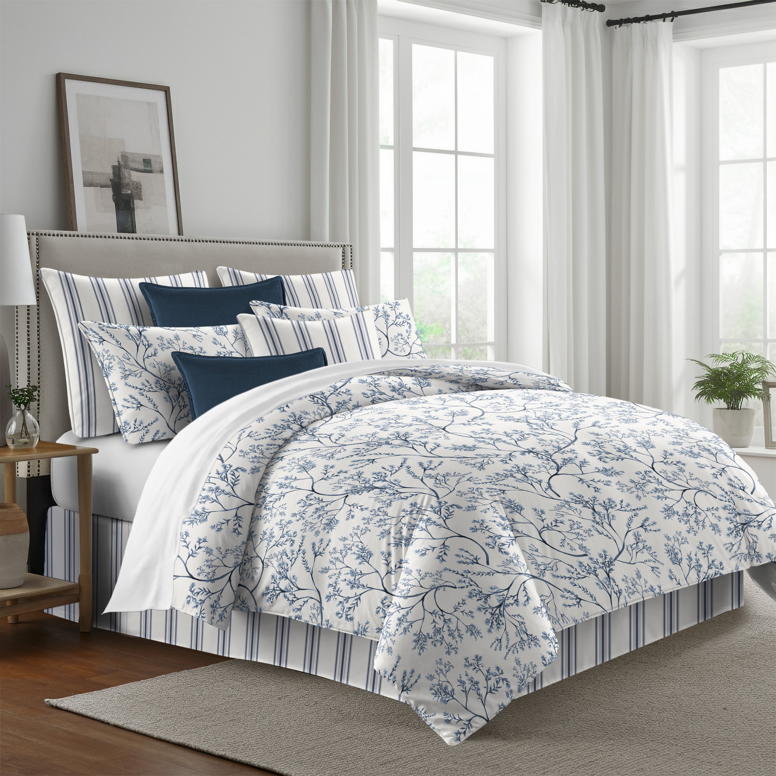 Tinsley Bluebell 8 Piece Coverlet Set Coverlet By Colcha Linens