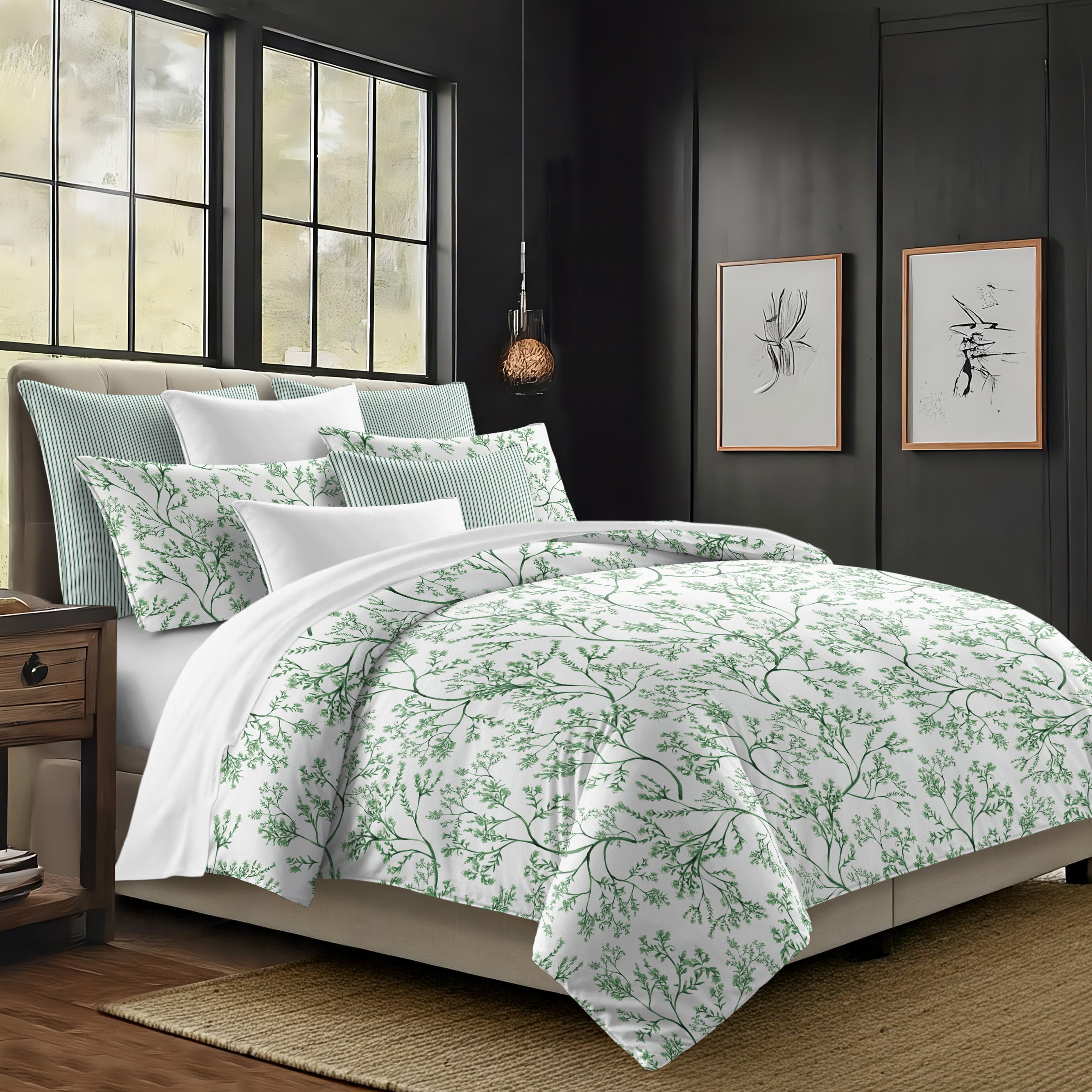Tinsley Ivy 8 Piece Comforter Set Comforter Sets By Colcha Linens