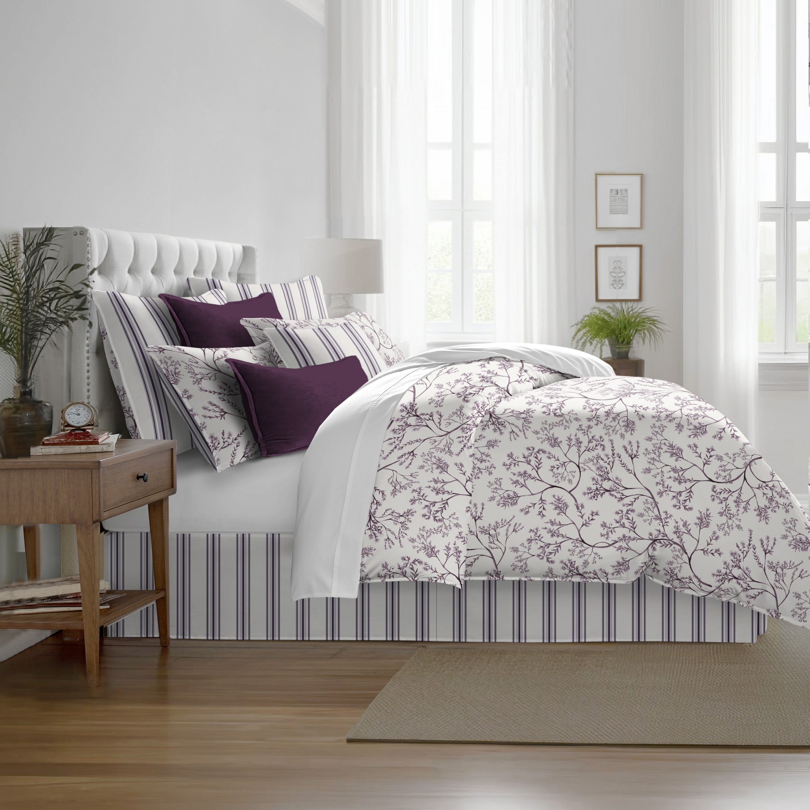 Tinsley Plum 8 Piece Coverlet Set Coverlet By Colcha Linens