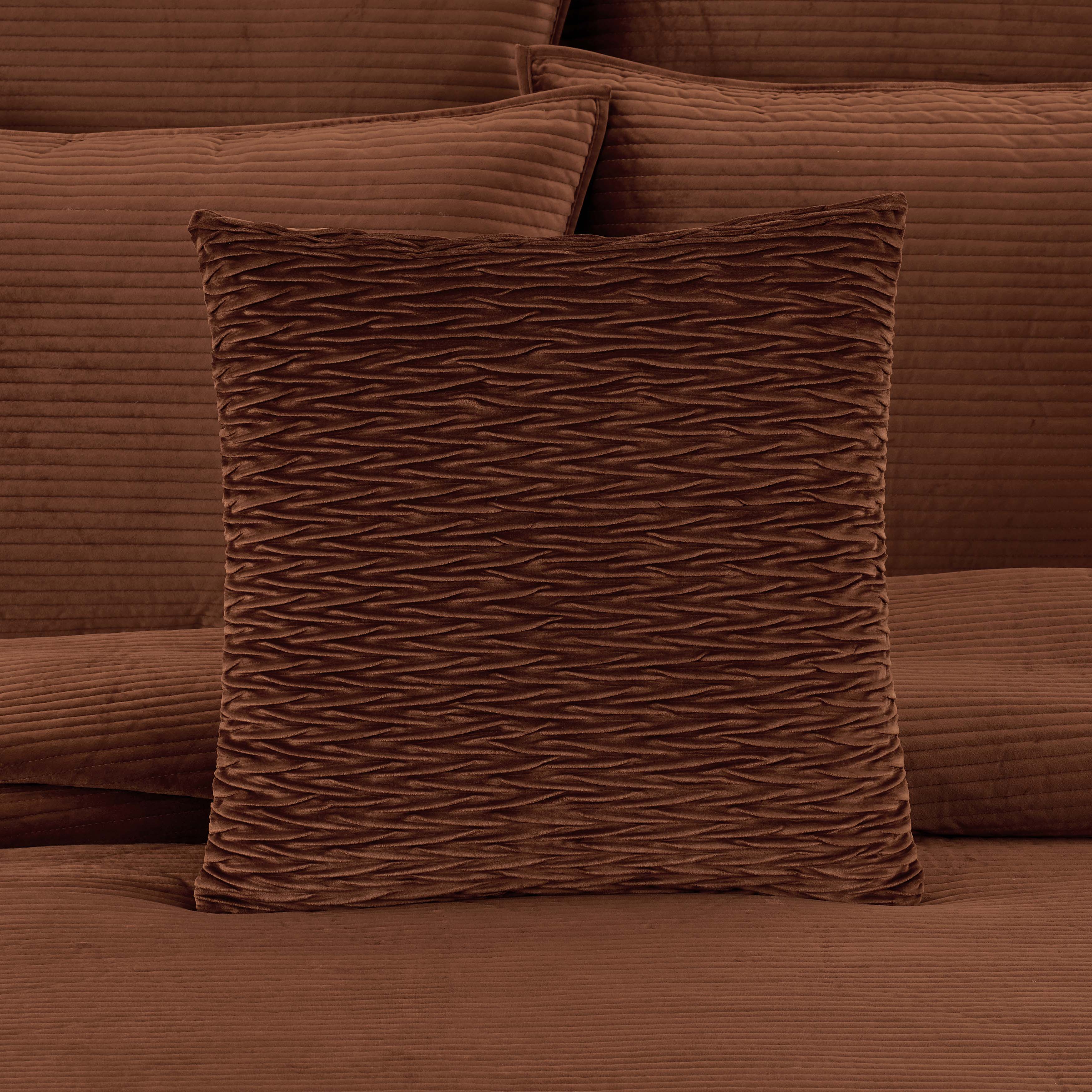 Townsend Ripple Square Decorative Throw Pillow 20" x 20" Throw Pillows By J. Queen New York