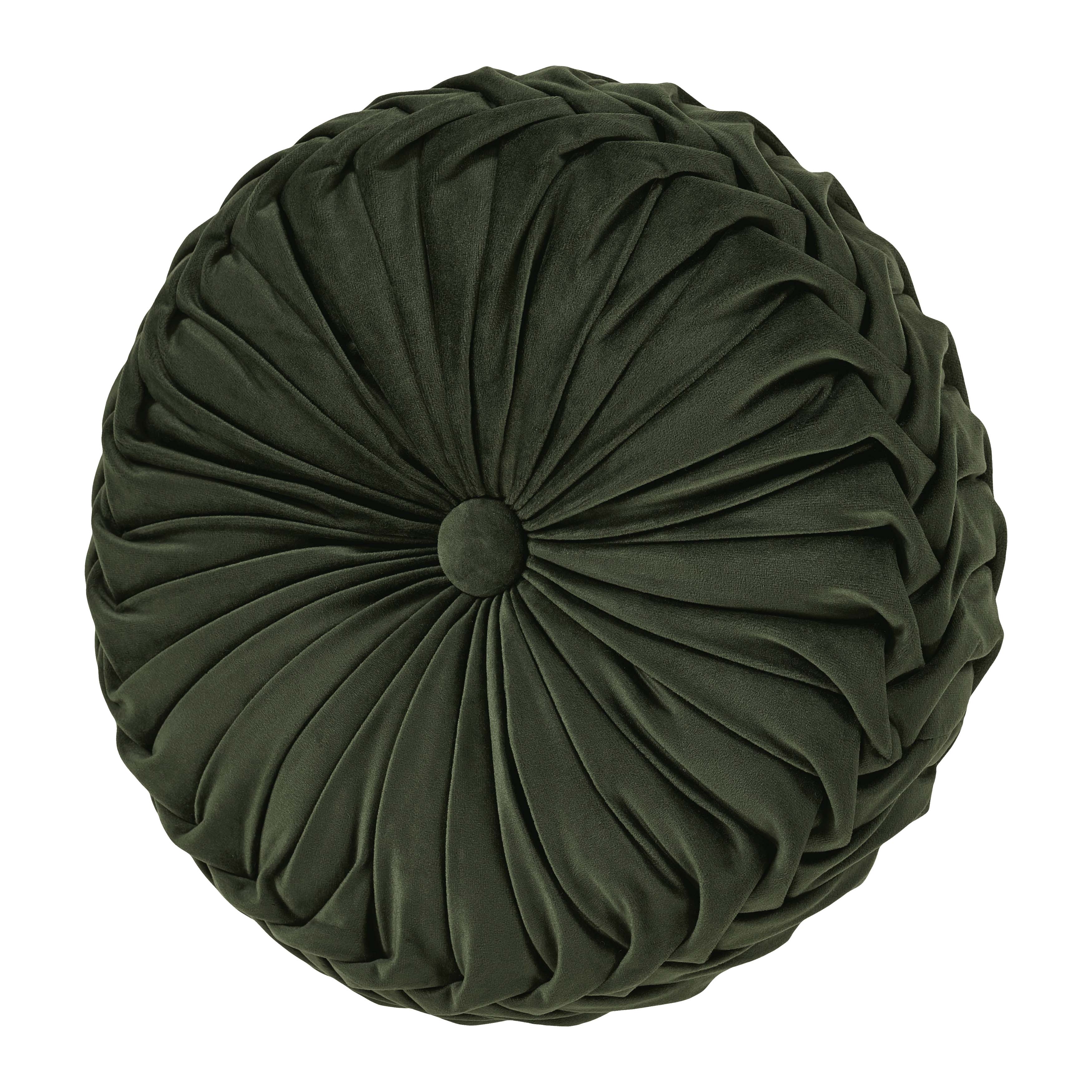 Townsend Tufted Round Decorative Throw Pillow 15" x 15" Throw Pillows By J. Queen New York