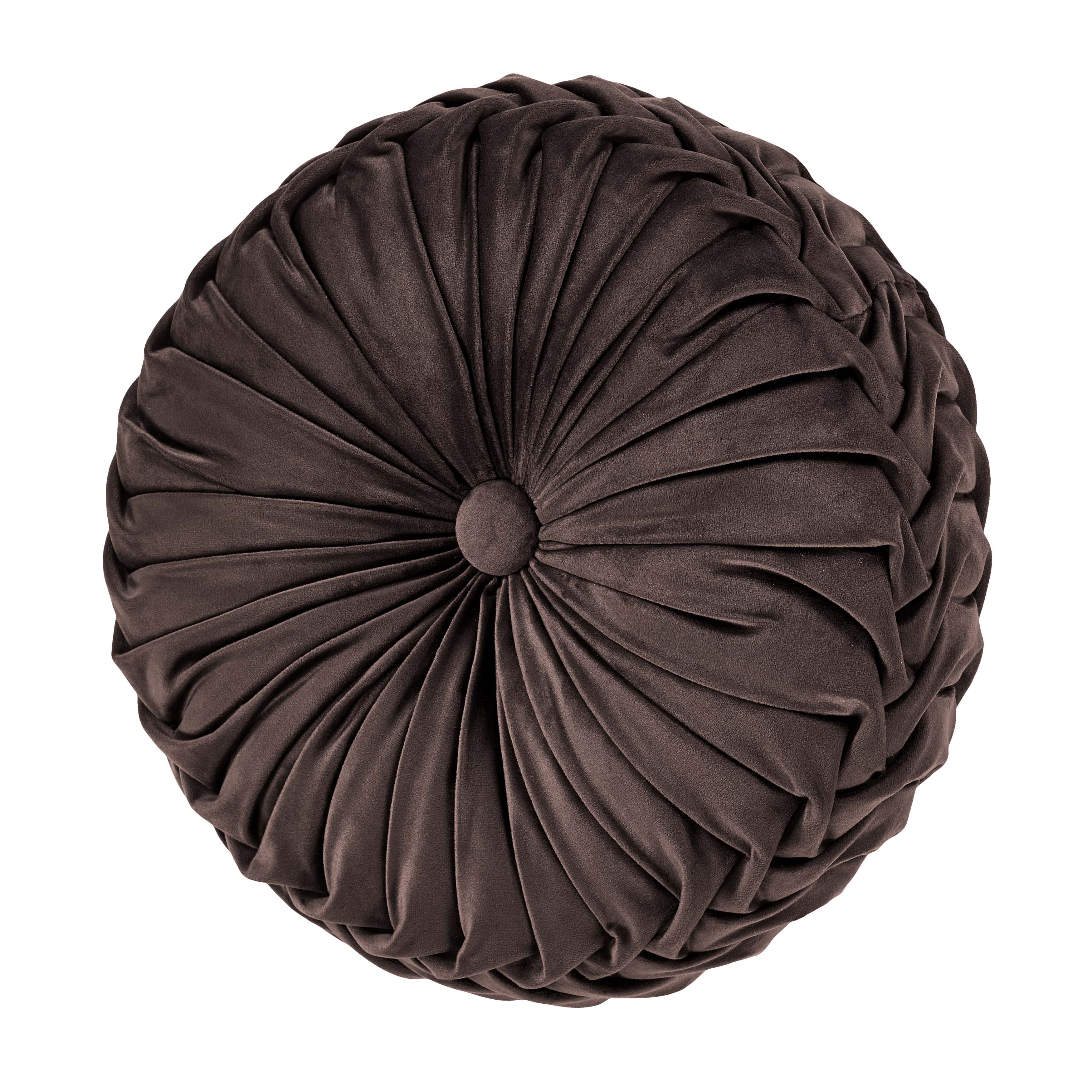 Townsend Tufted Round Decorative Throw Pillow 15" x 15" Throw Pillows By J. Queen New York
