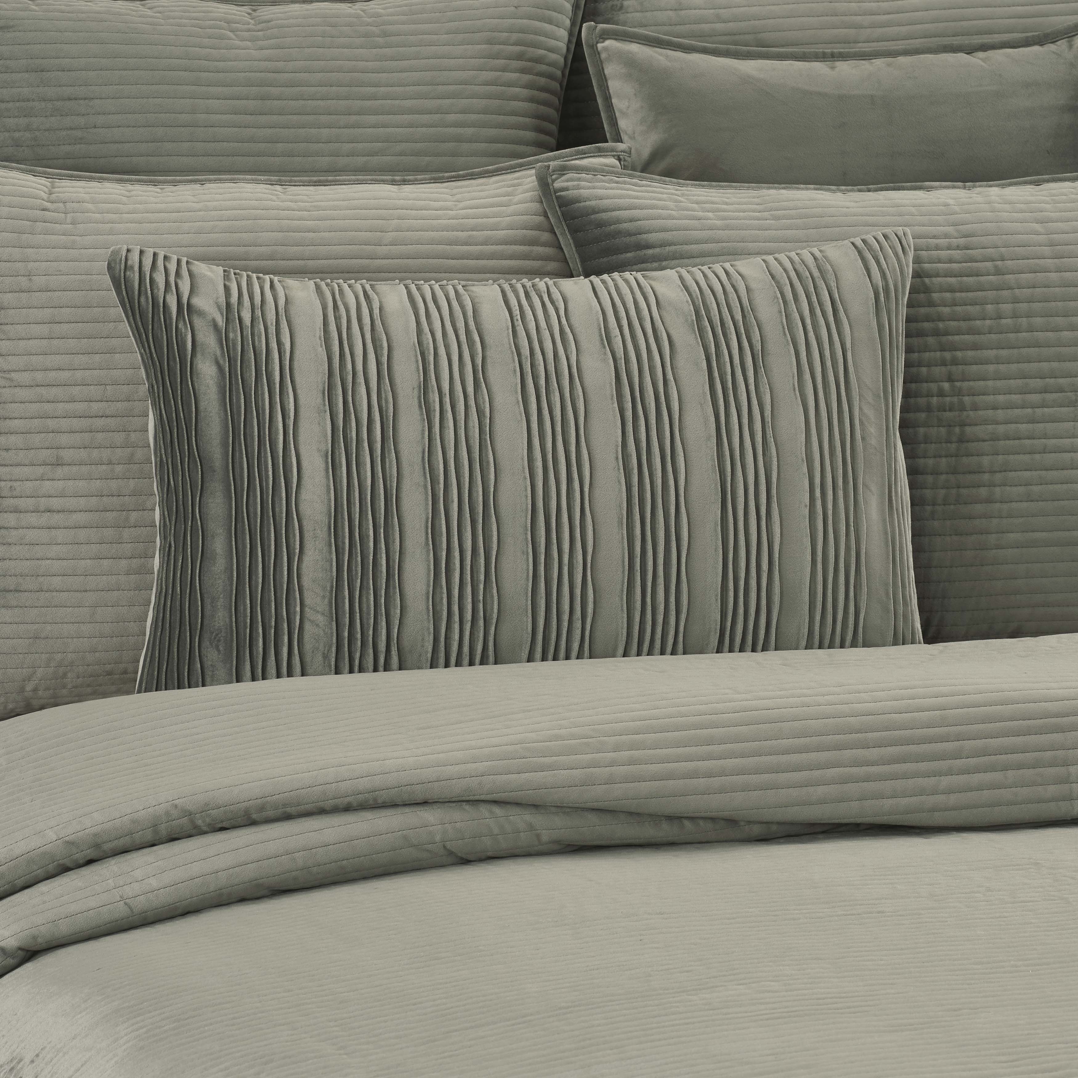 Townsend Wave Lumbar Decorative Throw Pillow 40" x 14" Throw Pillows By J. Queen New York