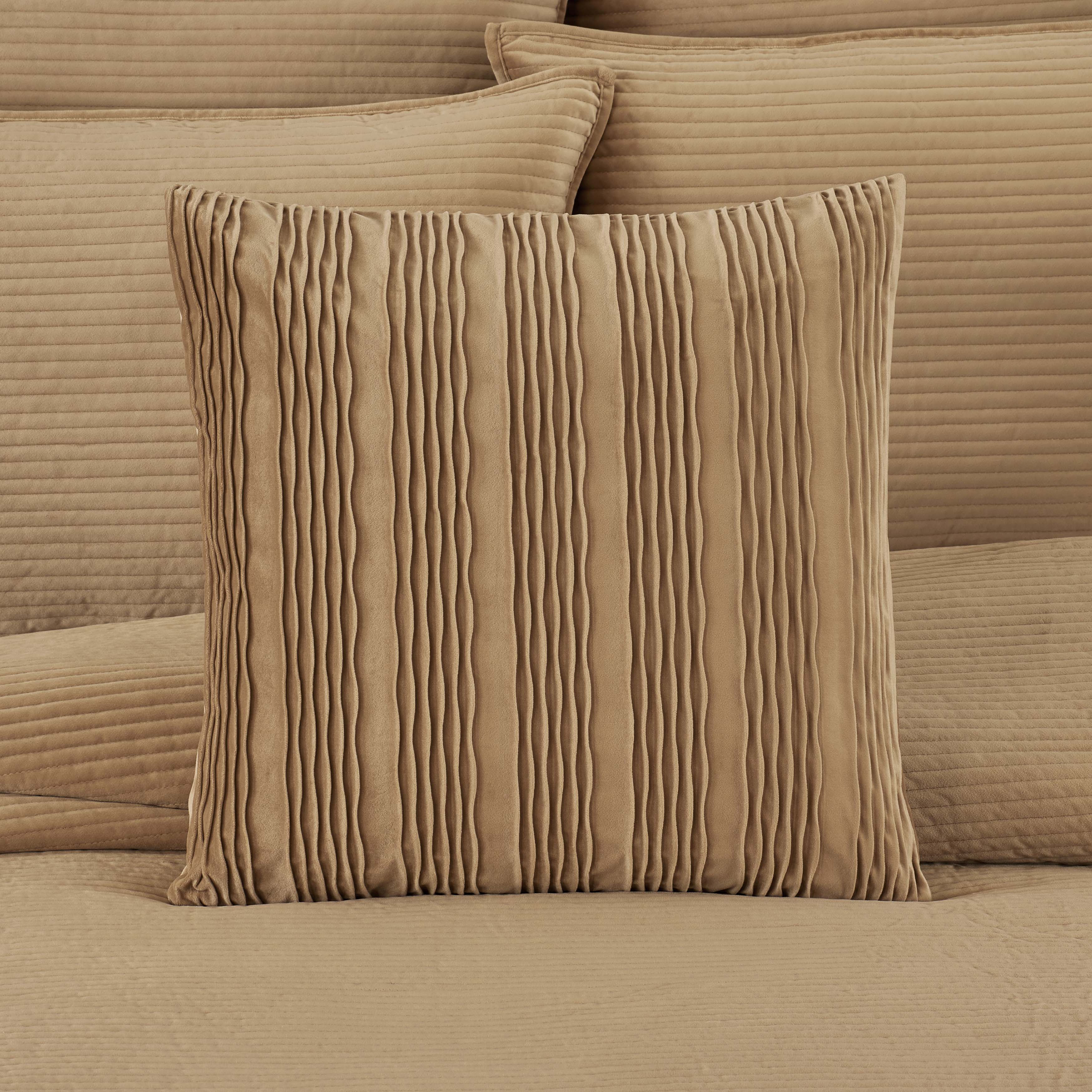 Townsend Wave Square Decorative Throw Pillow 20" x 20" Throw Pillows By J. Queen New York