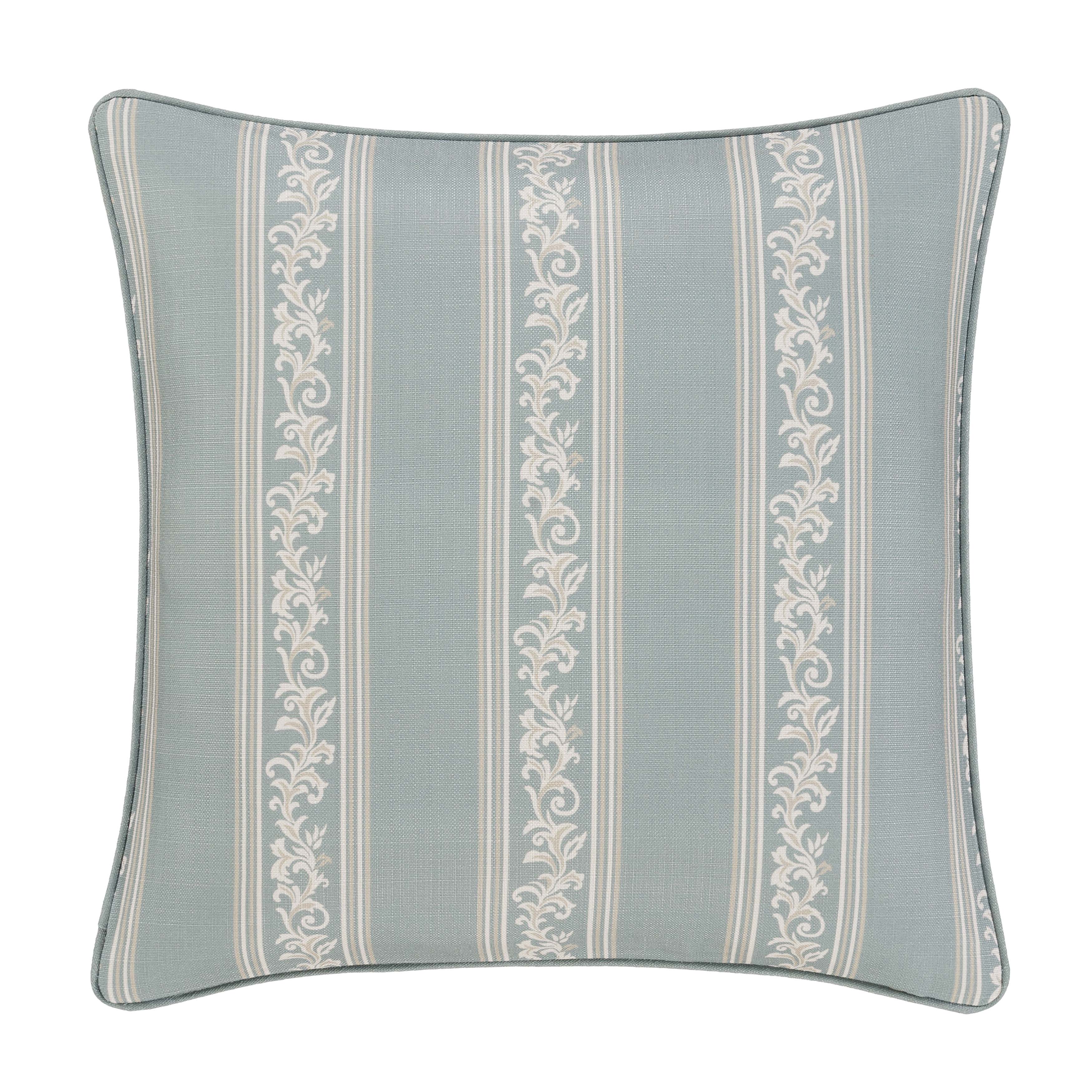 Tranquility Aqua Euro Sham Euro Sham By J. Queen New York