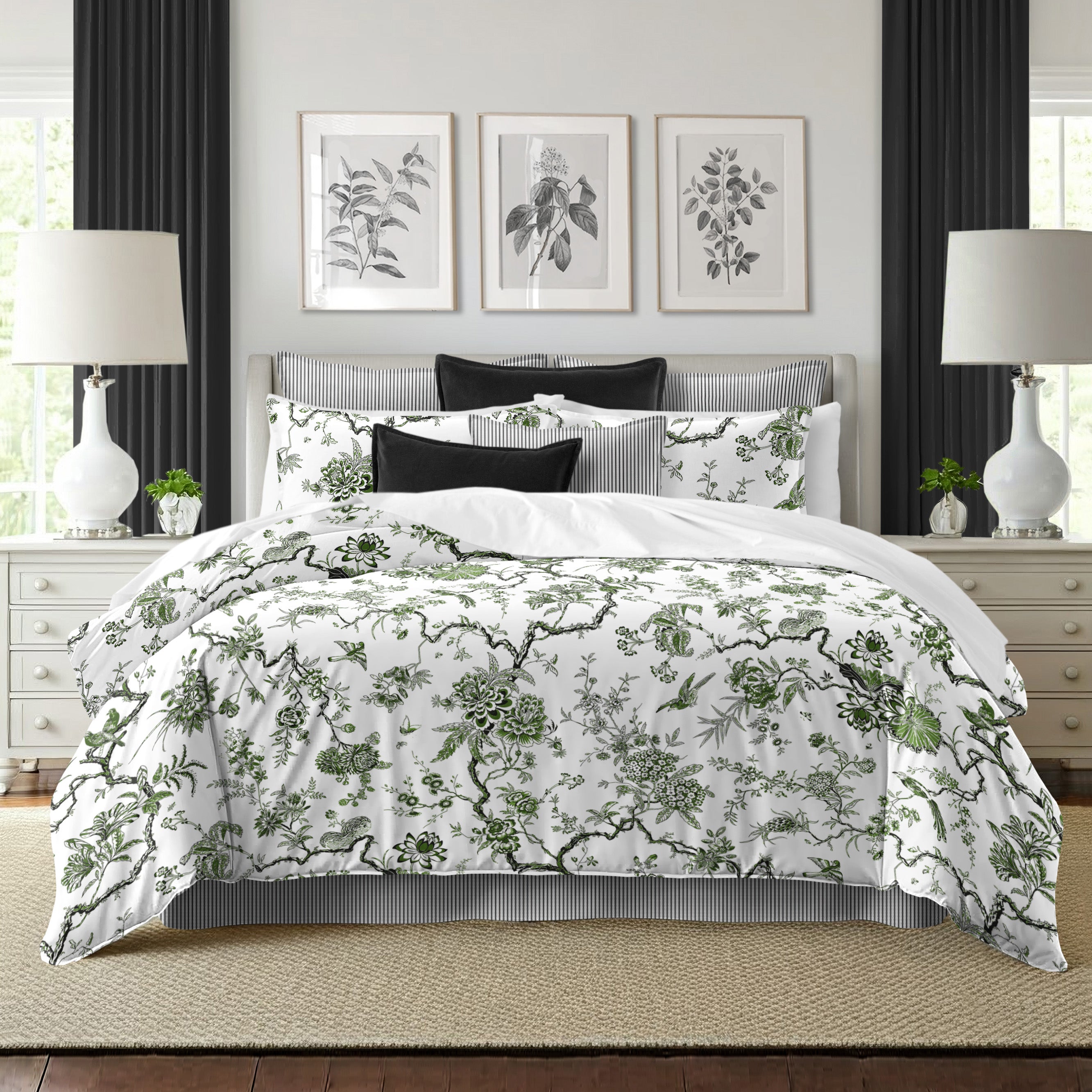 Tree Top Avocado 8 Piece Comforter Set Comforter Sets By Colcha Linens