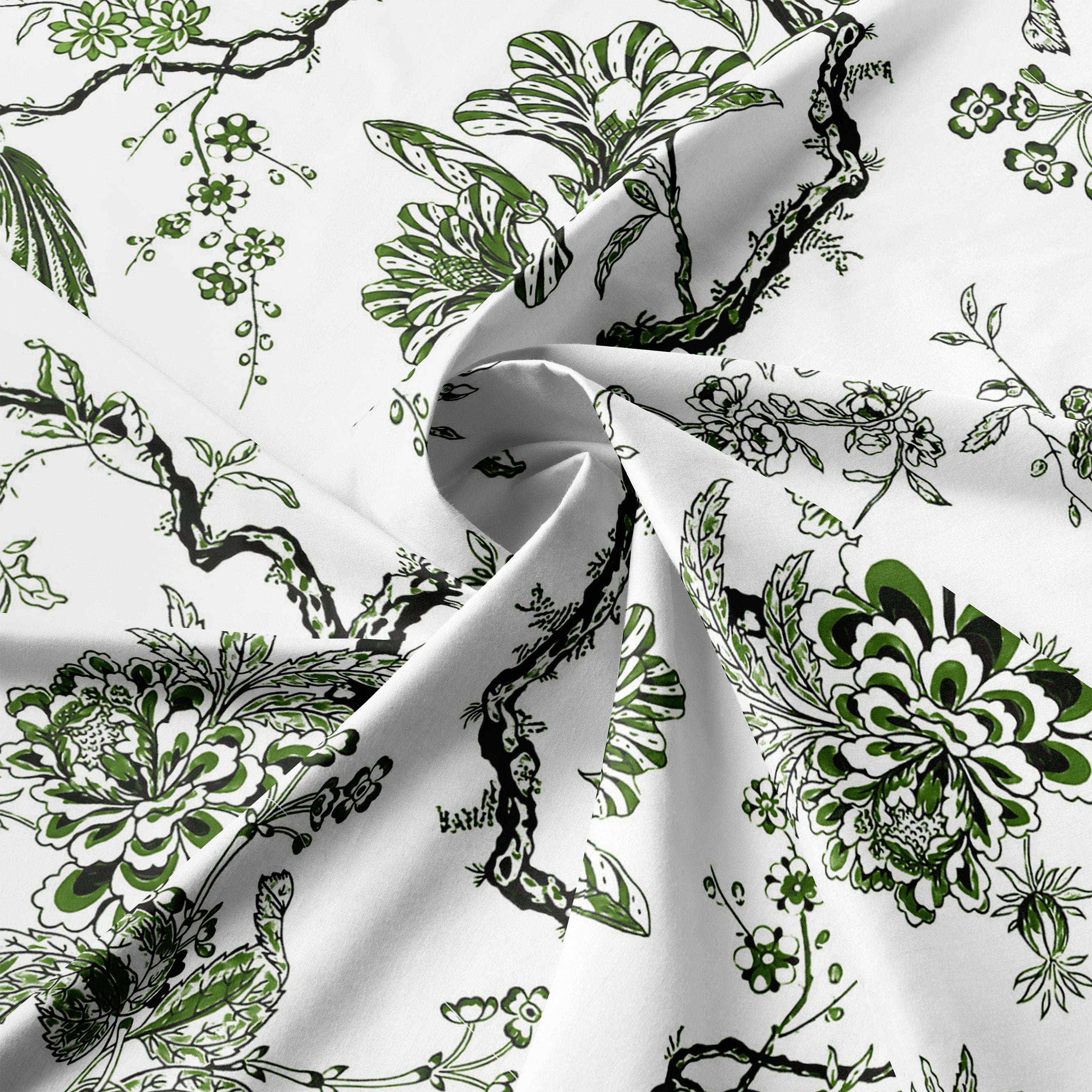 Tree Top Avocado 8 Piece Duvet Cover Set Duvet Covers By Colcha Linens