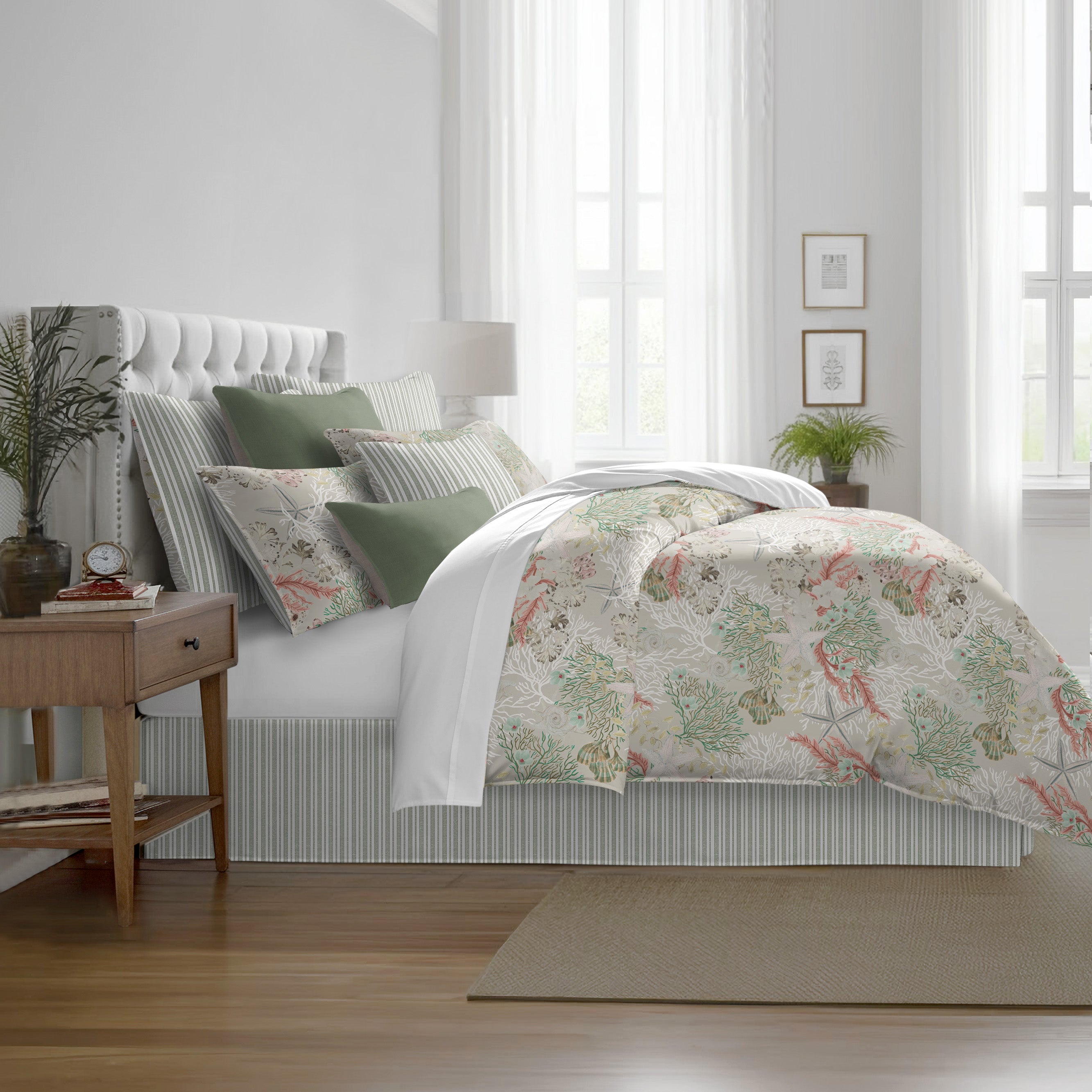 Under The Sea Coral 8 Piece Comforter Set Comforter Sets By Colcha Linens