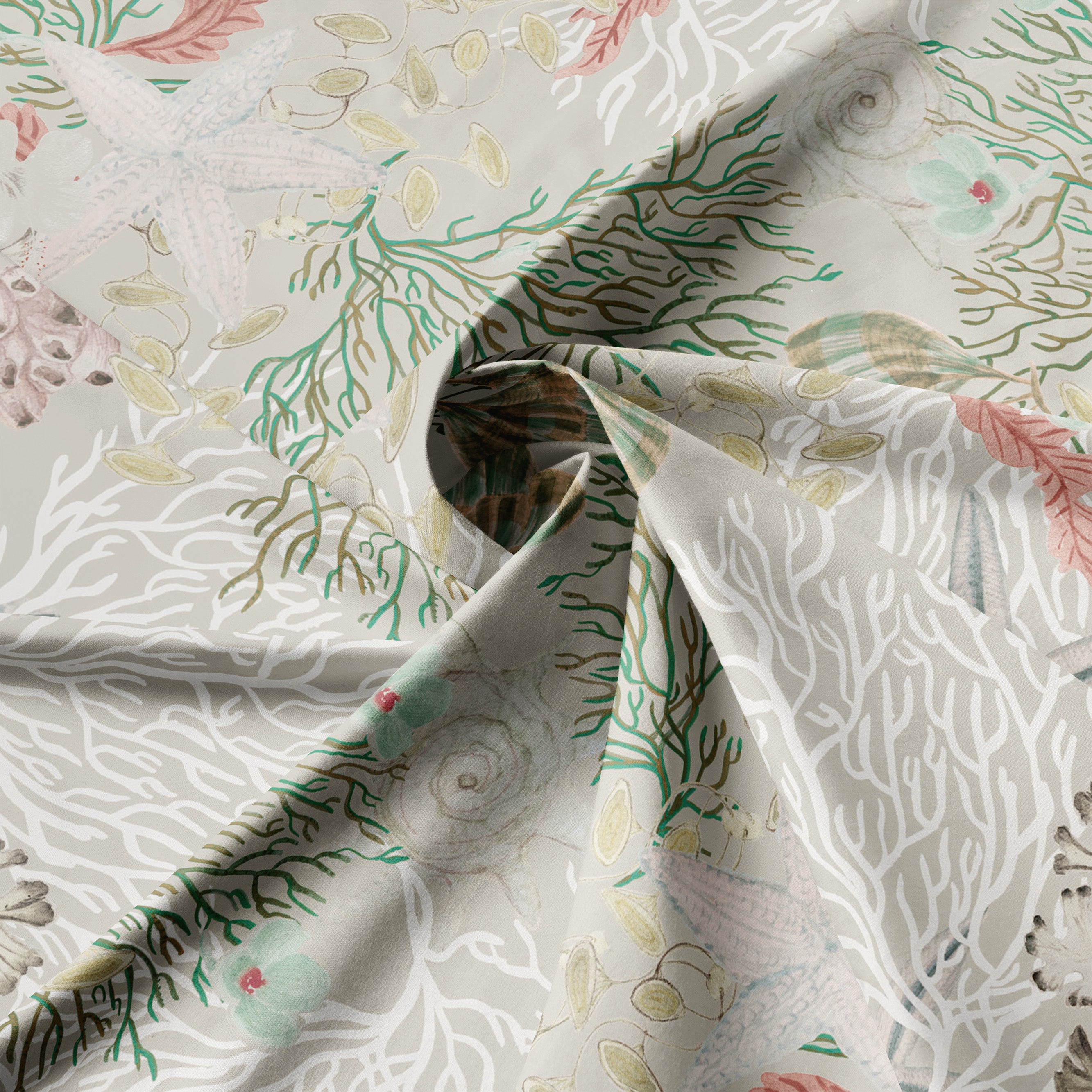 Under The Sea Coral 8 Piece Coverlet Set Coverlet By Colcha Linens